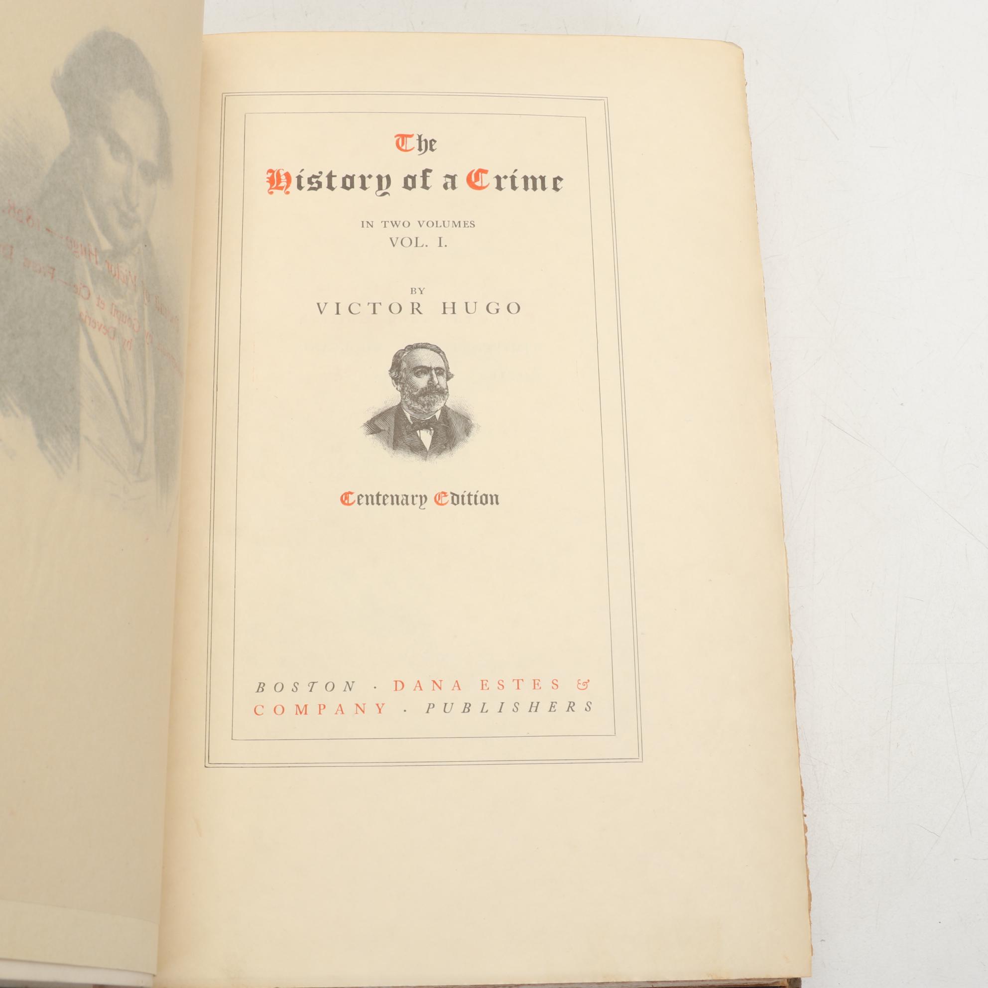 Centenary Edition "The Works of Victor Hugo" Complete Thirty-Volume Set, 1902