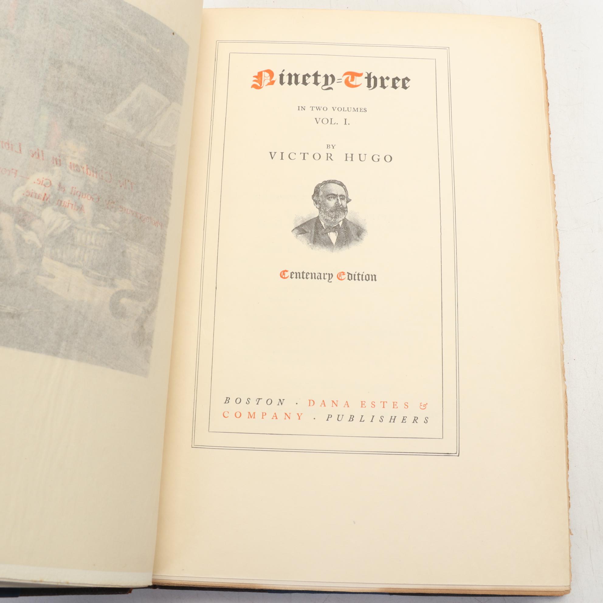 Centenary Edition "The Works of Victor Hugo" Complete Thirty-Volume Set, 1902