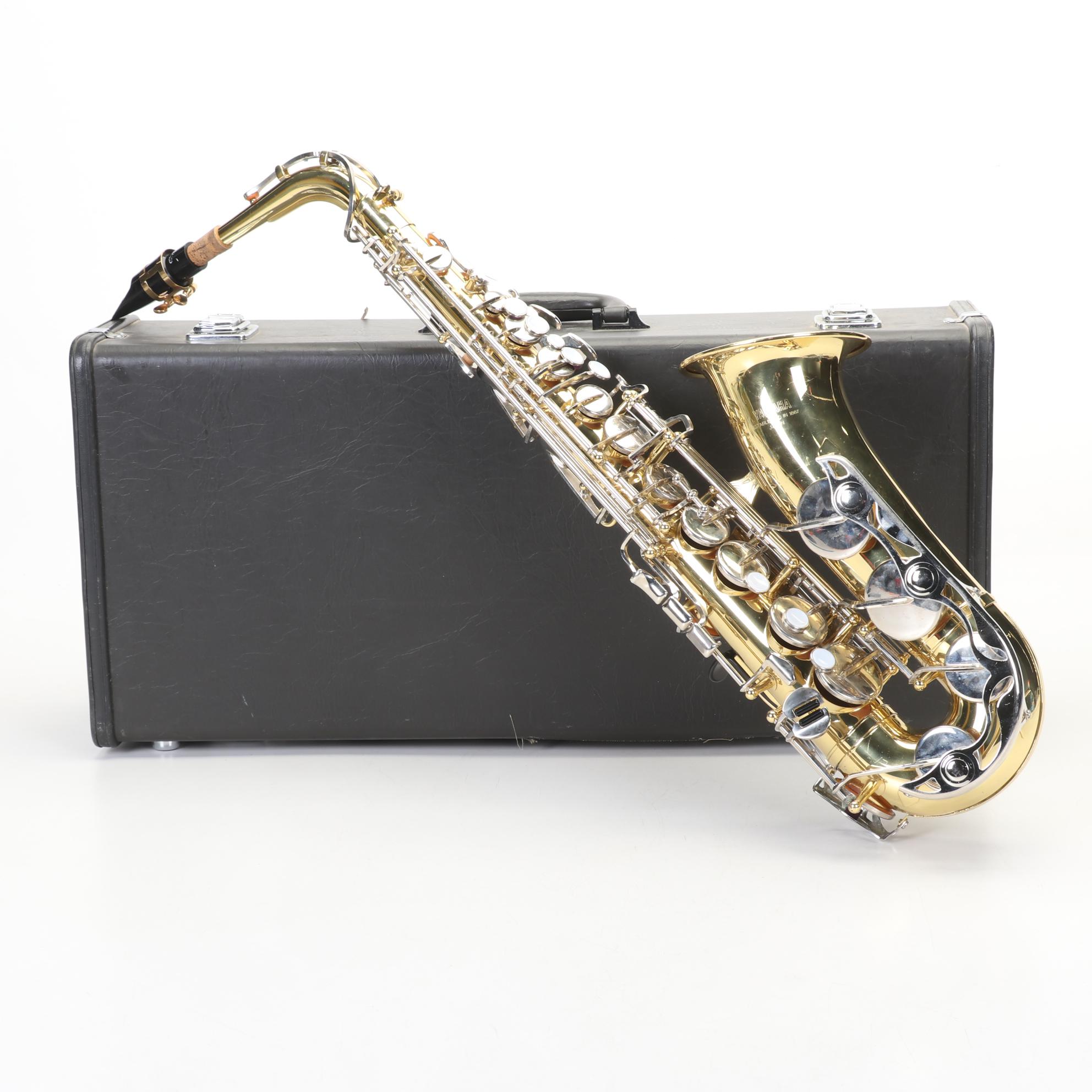 Yamaha Brass Standard Model YAS-23 Alto Saxophone with Case, 2000s