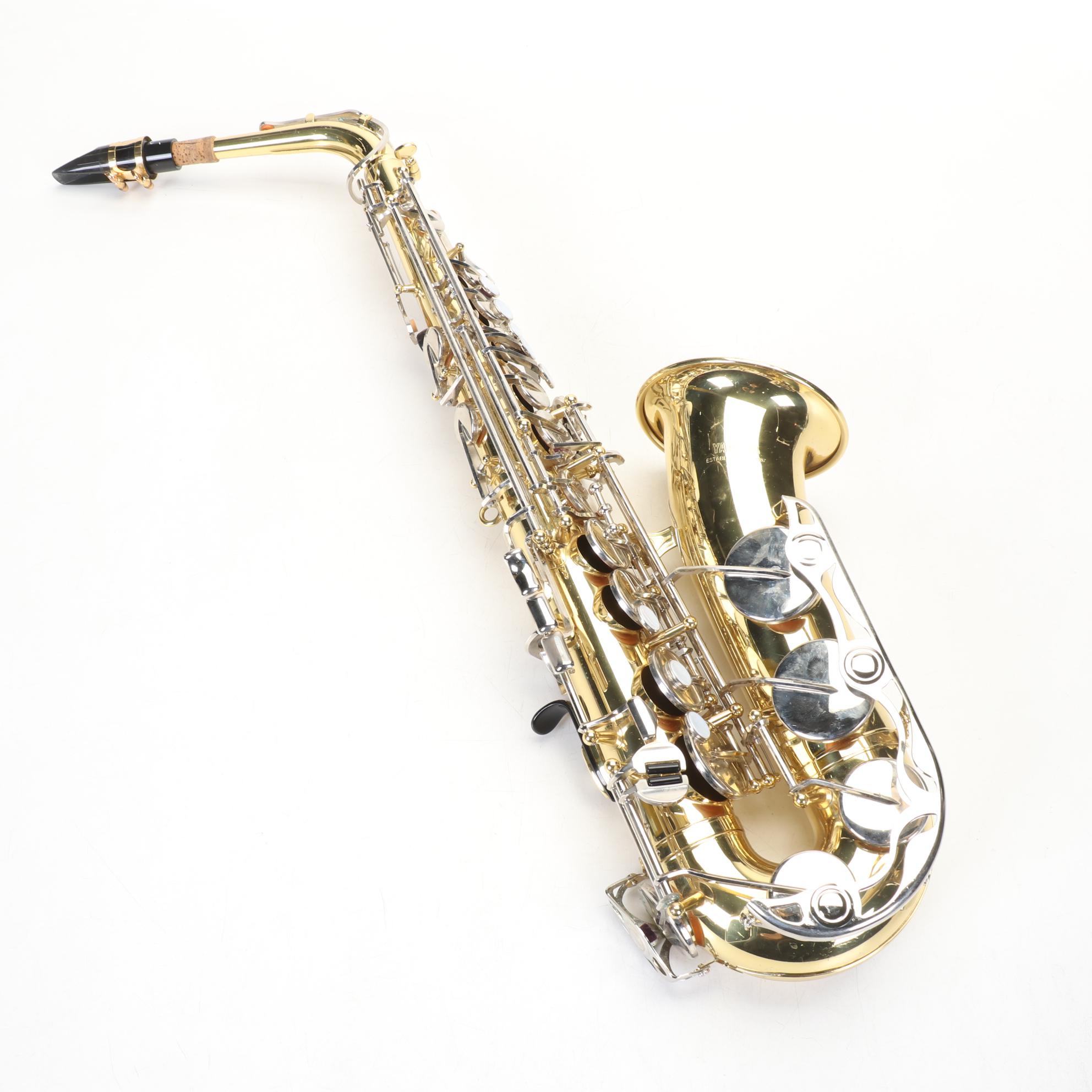 Yamaha Brass Standard Model YAS-23 Alto Saxophone with Case, 2000s