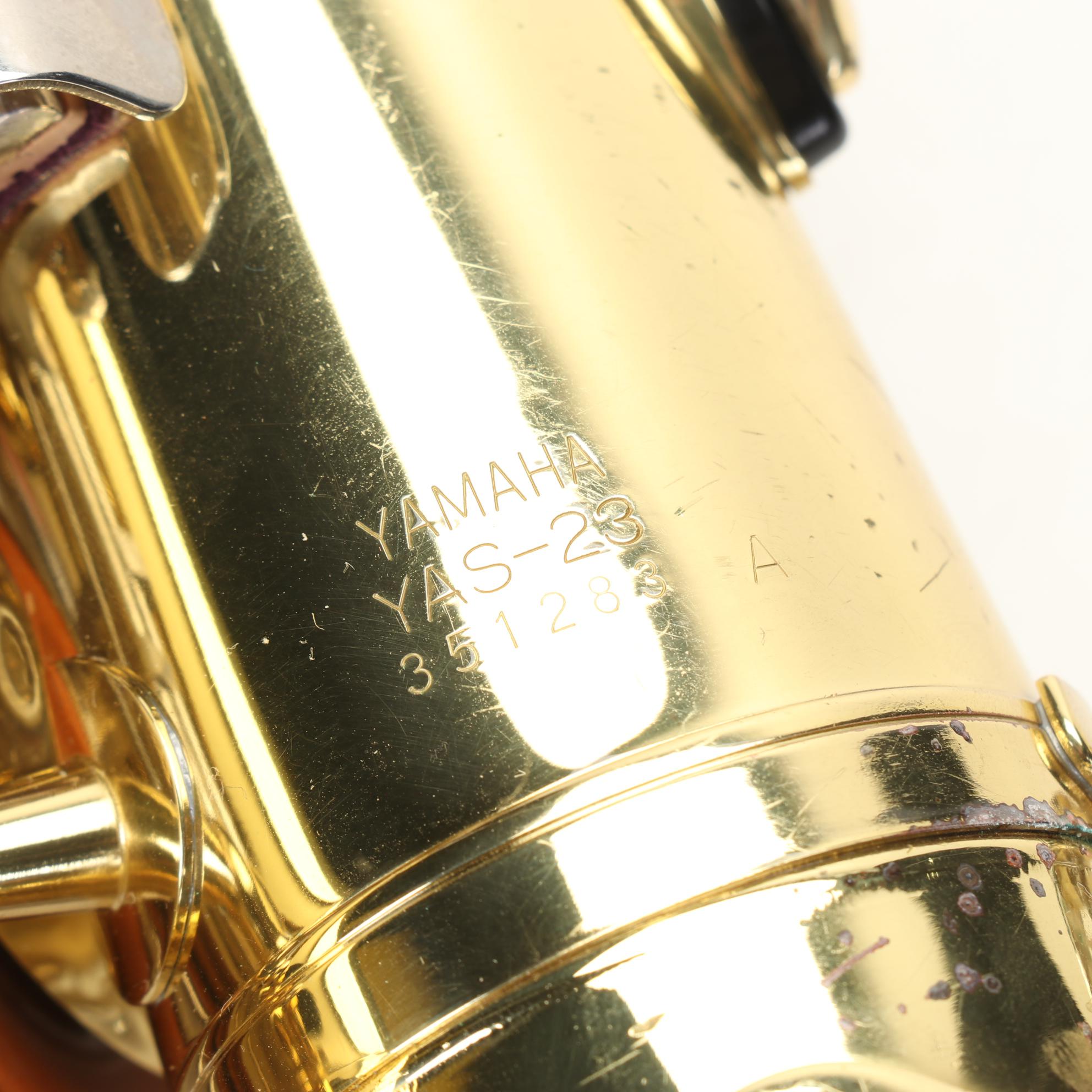 Yamaha Brass Standard Model YAS-23 Alto Saxophone with Case, 2000s