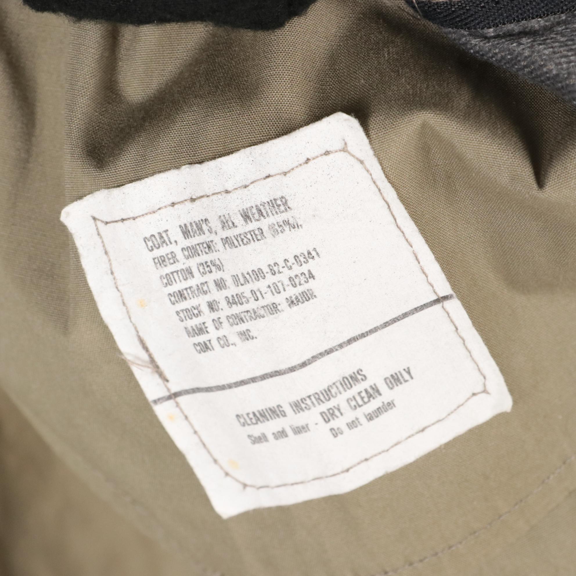 Men's USMC All-Weather Trench Coat and Windbreaker Reversible Rain Jacket