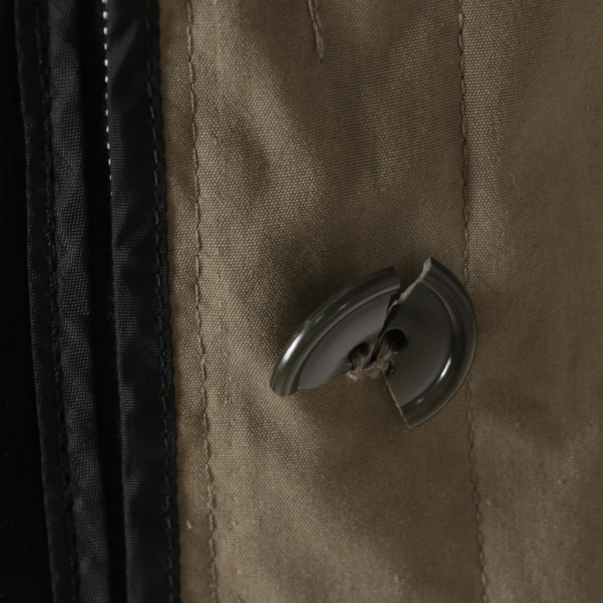 Men's USMC All-Weather Trench Coat and Windbreaker Reversible Rain Jacket