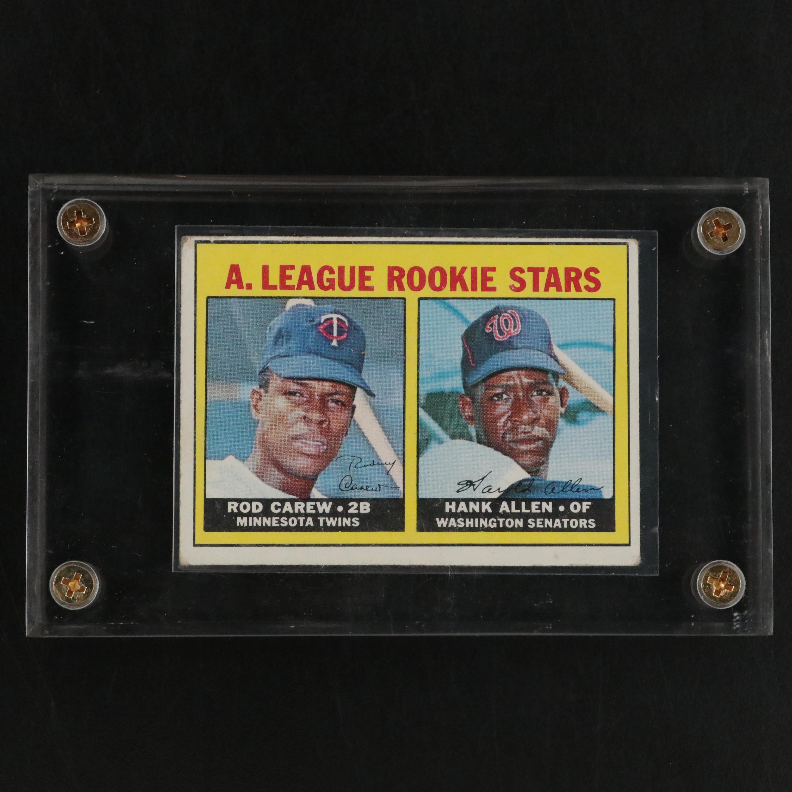 1967 Topps Rod Carew Rookie with 1968 Card Graded SGC 4.5 Very Good-Excellent +