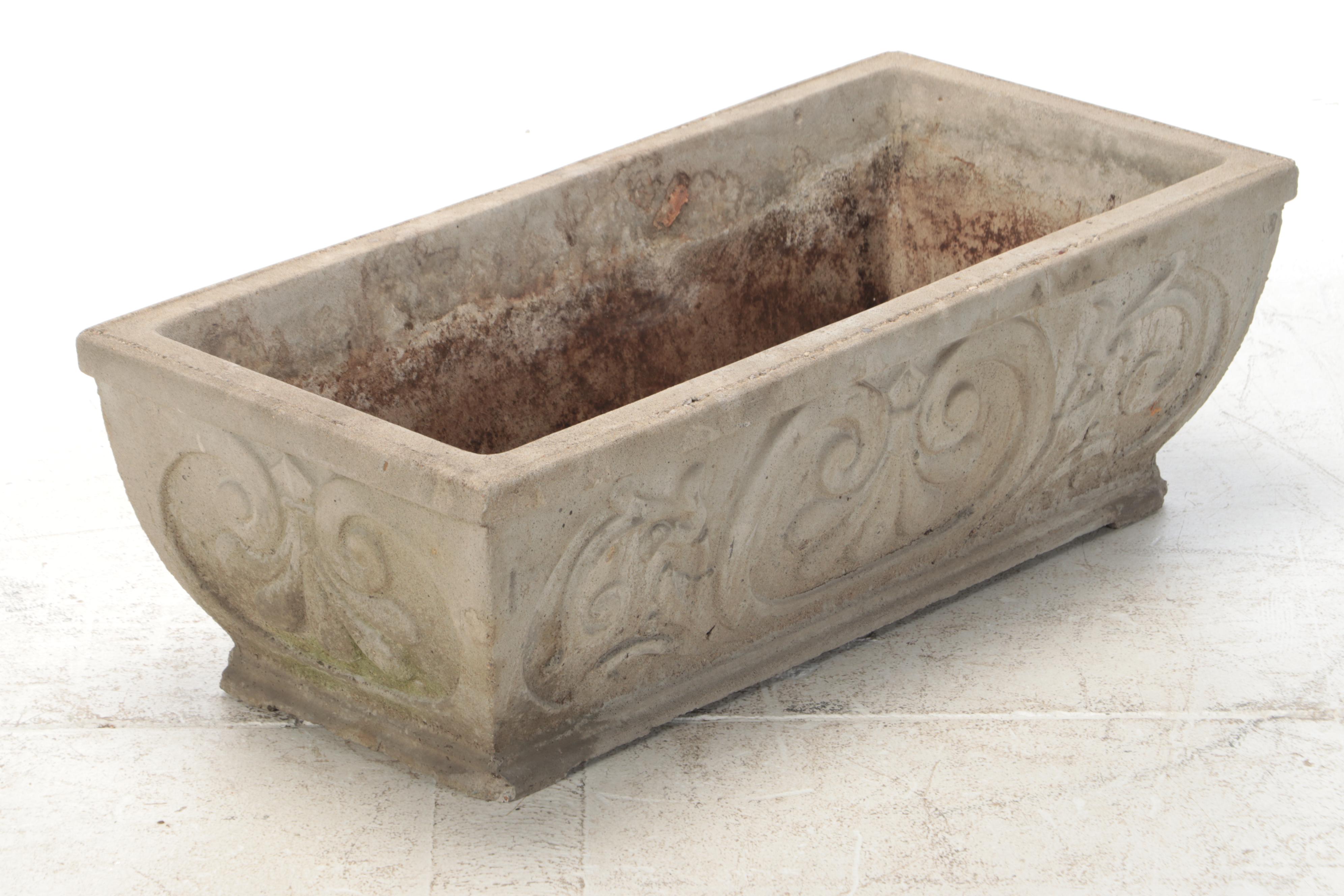 Cast Concrete Outdoor Planters