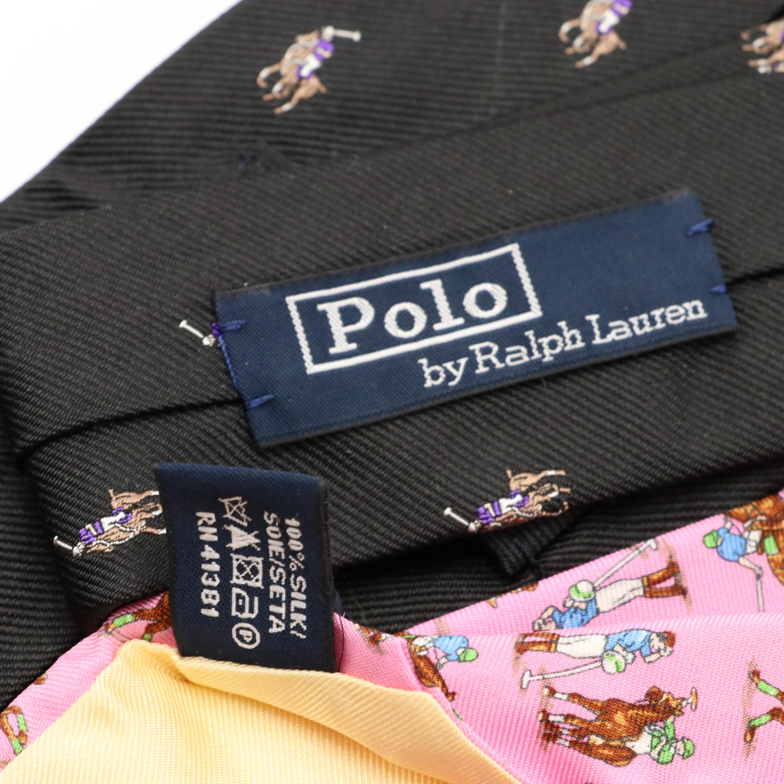 Men's Ralph Lauren Printed Silk Neckties