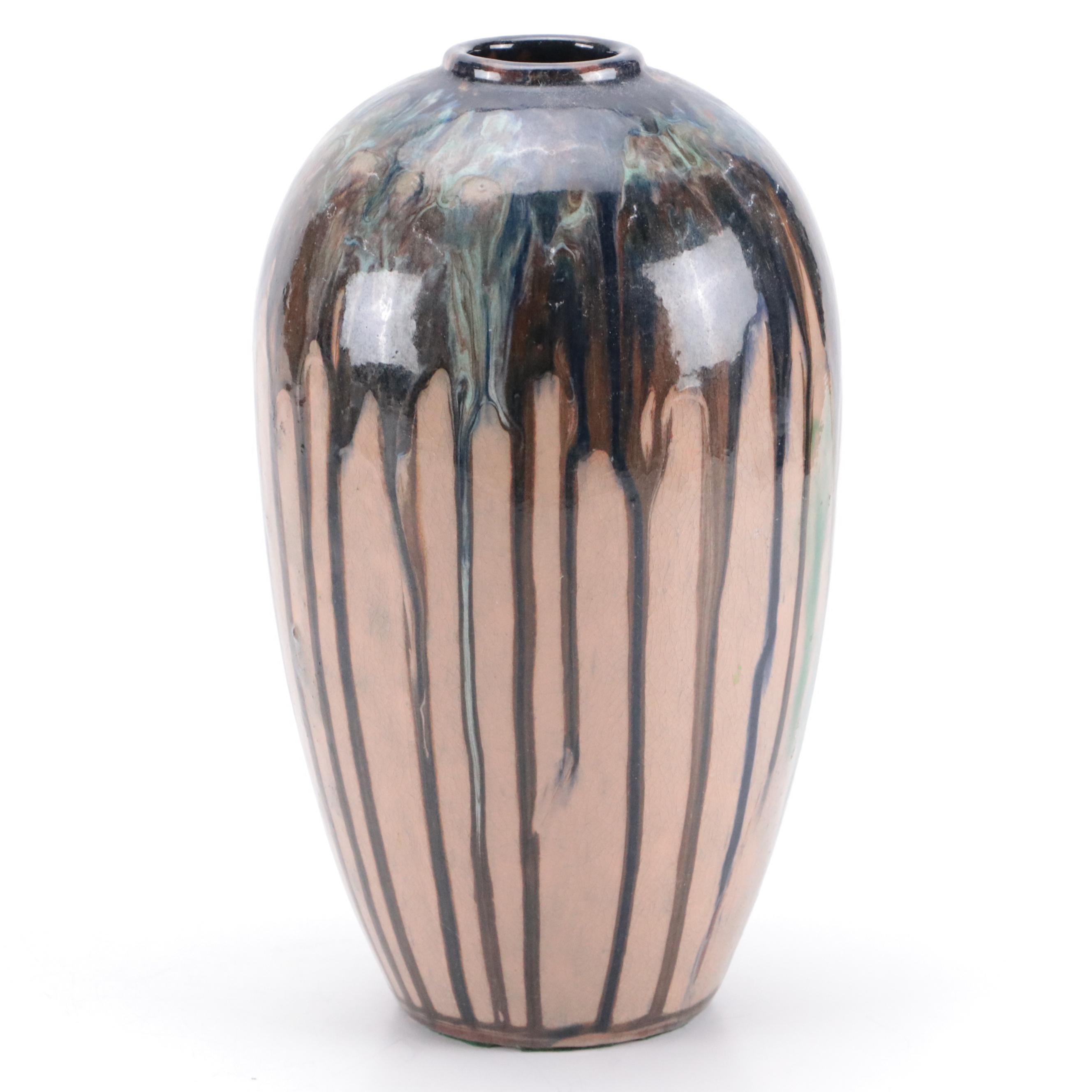 Drip Glazed and Other Art Pottery Vases