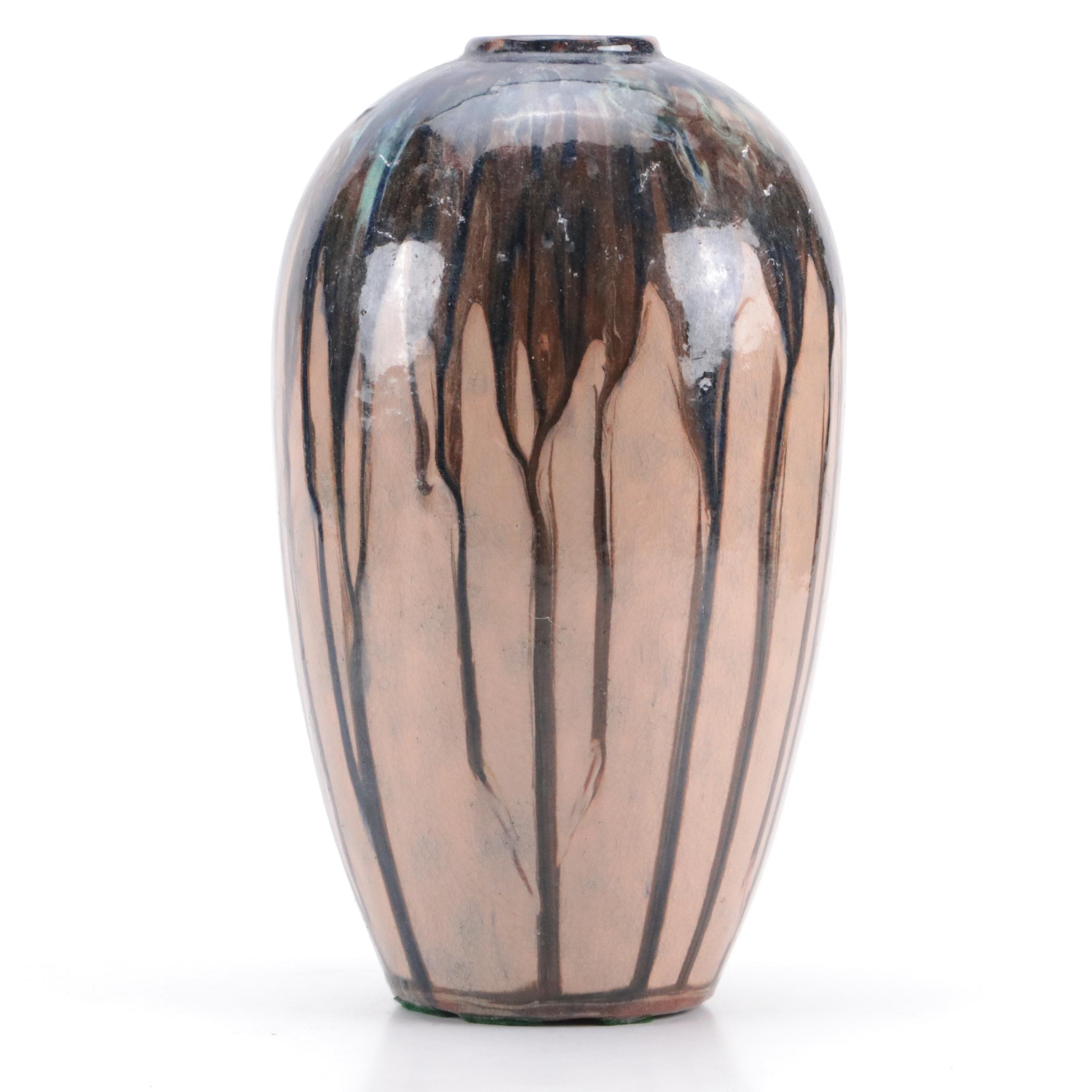 Drip Glazed and Other Art Pottery Vases