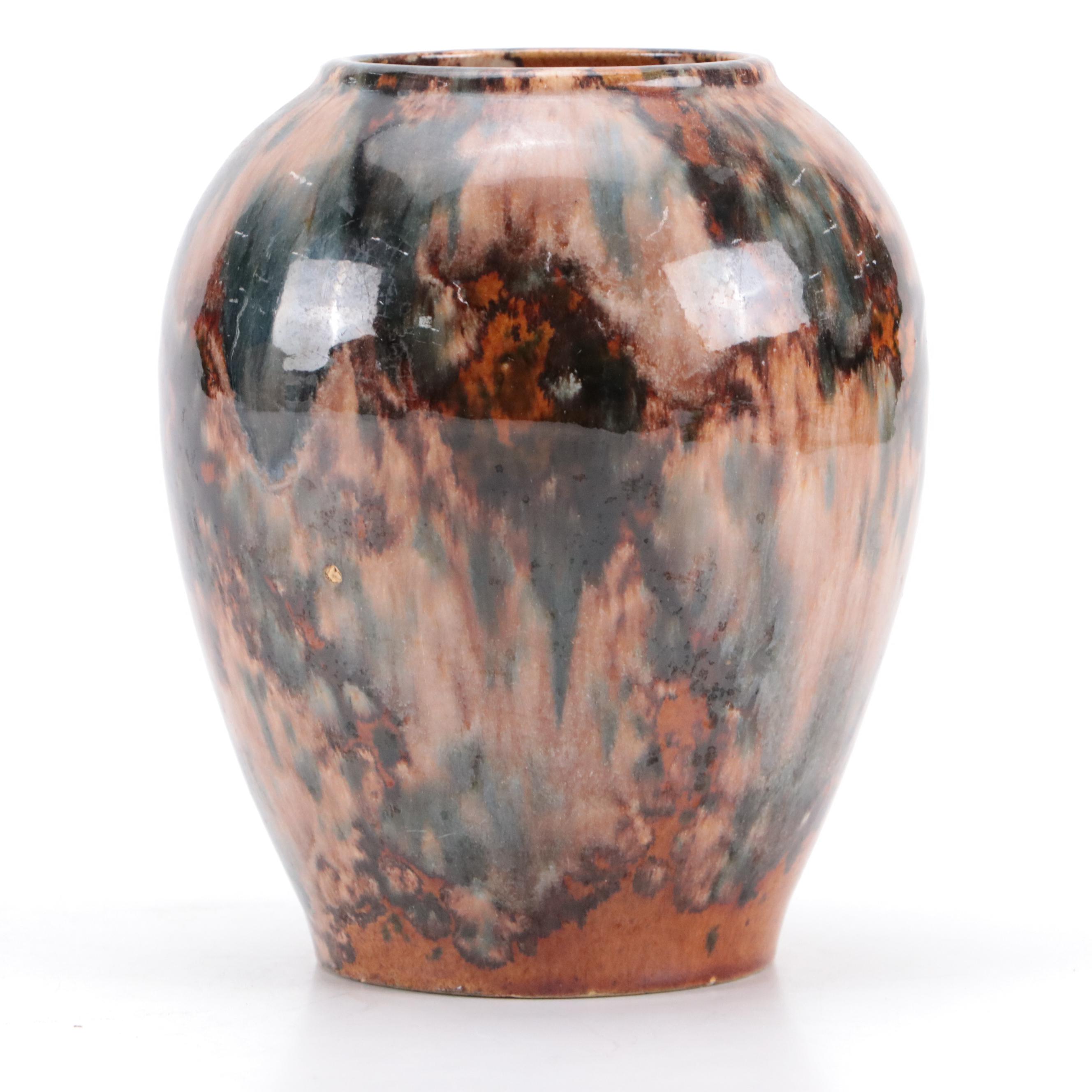 Drip Glazed and Other Art Pottery Vases