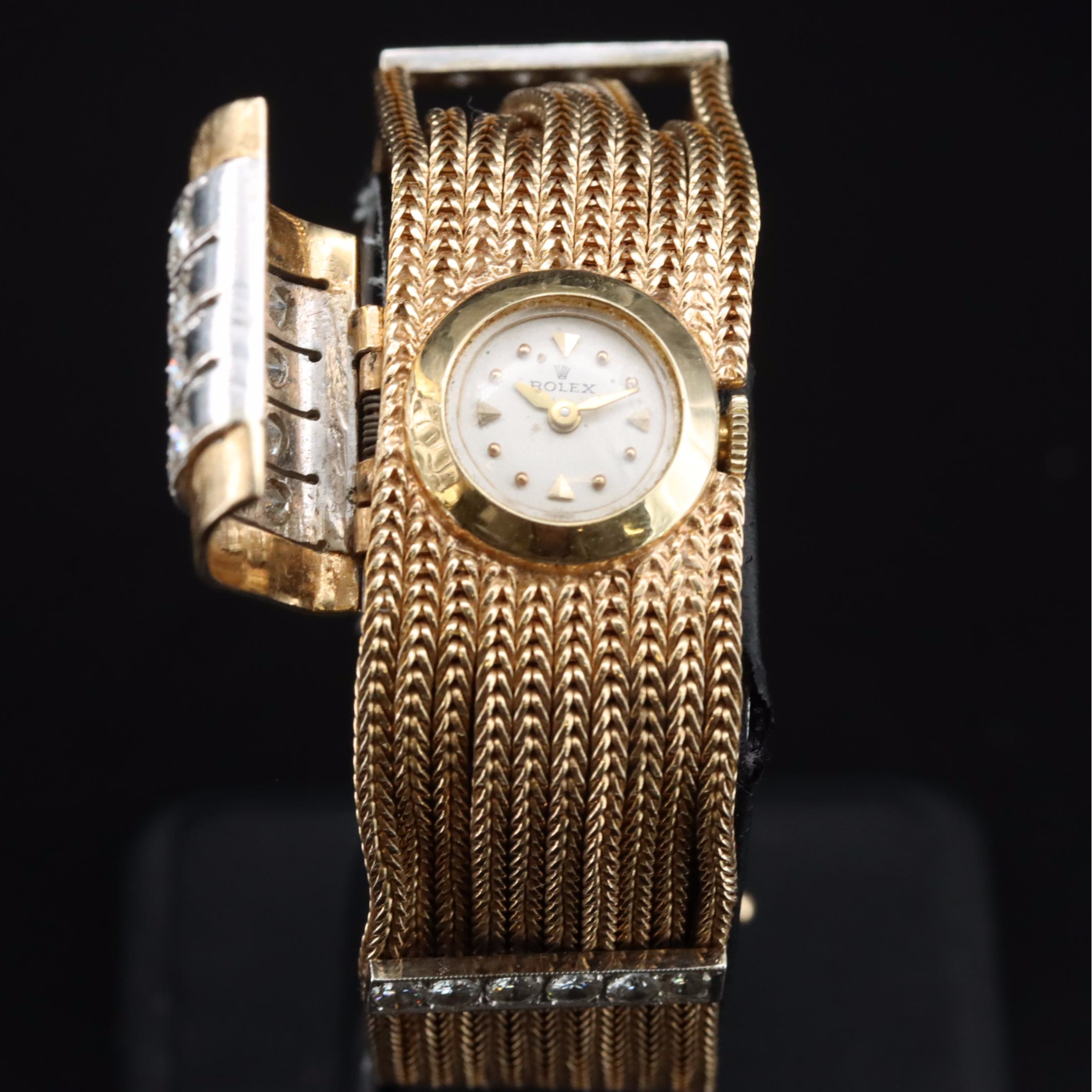 14K 1963 Rolex 3.02 CTW Diamond Watch