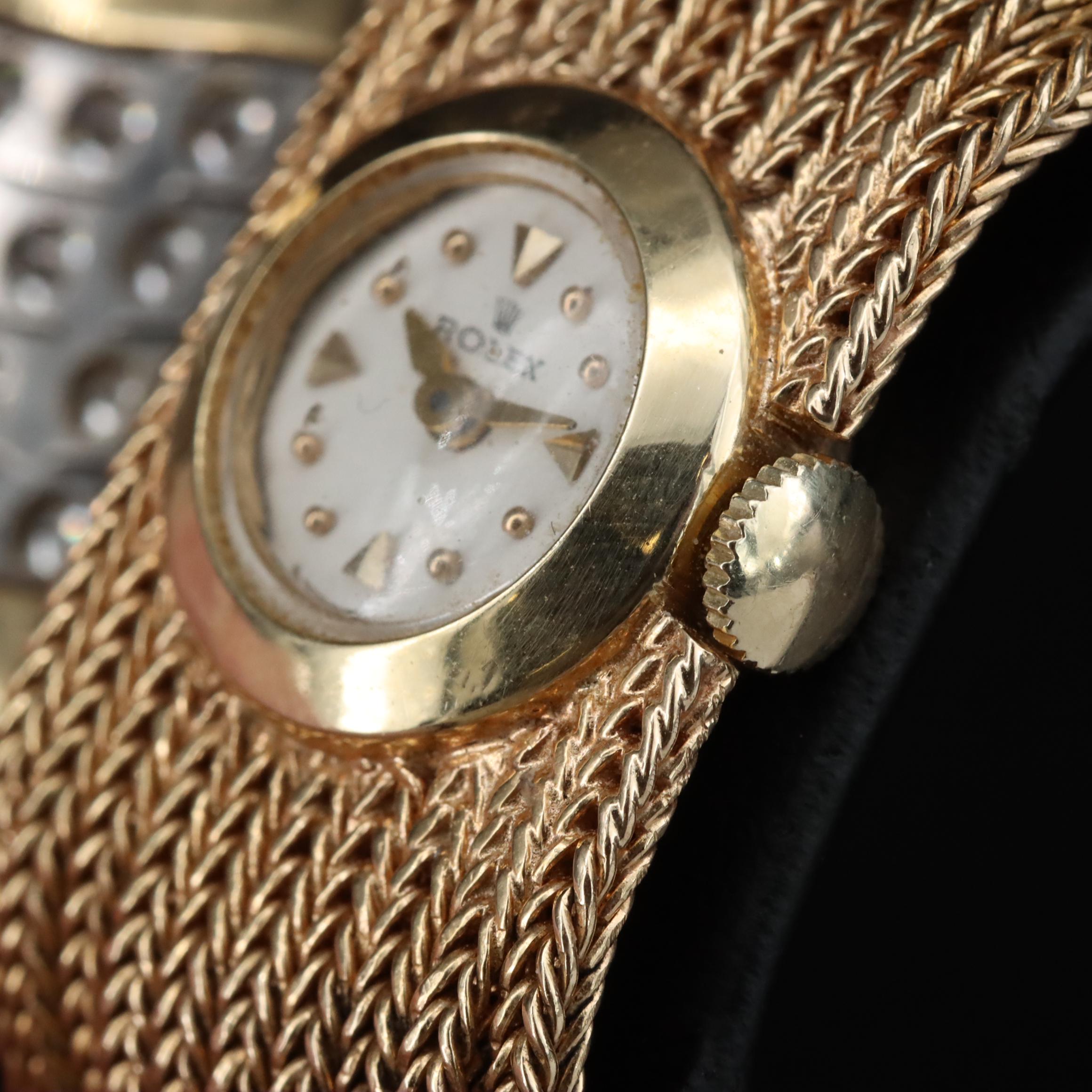 14K 1963 Rolex 3.02 CTW Diamond Watch