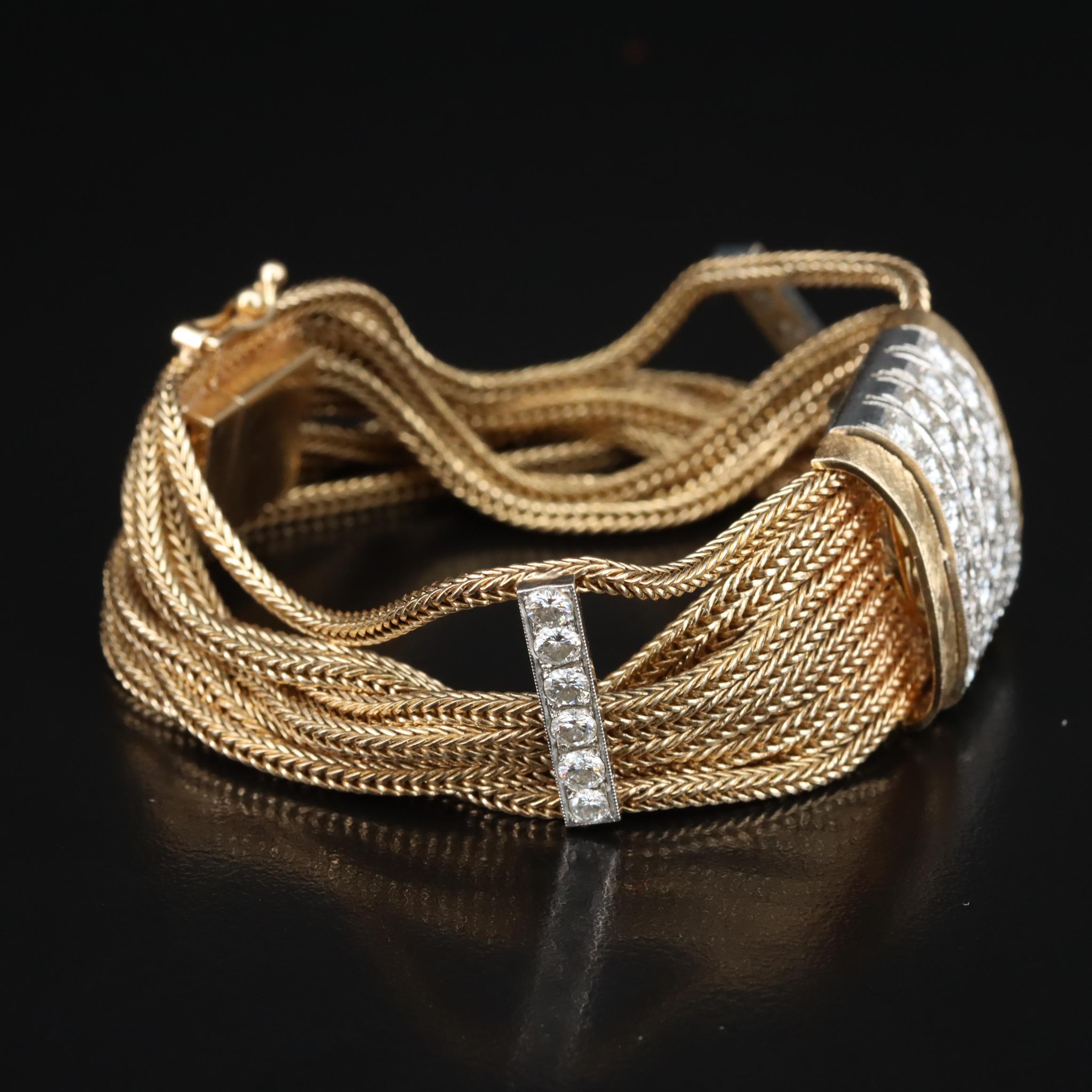 14K 1963 Rolex 3.02 CTW Diamond Watch