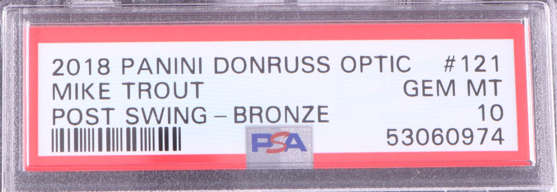 Mike Trout and Shohei Ohtani Baseball Cards Graded PSA 10 Gem Mint