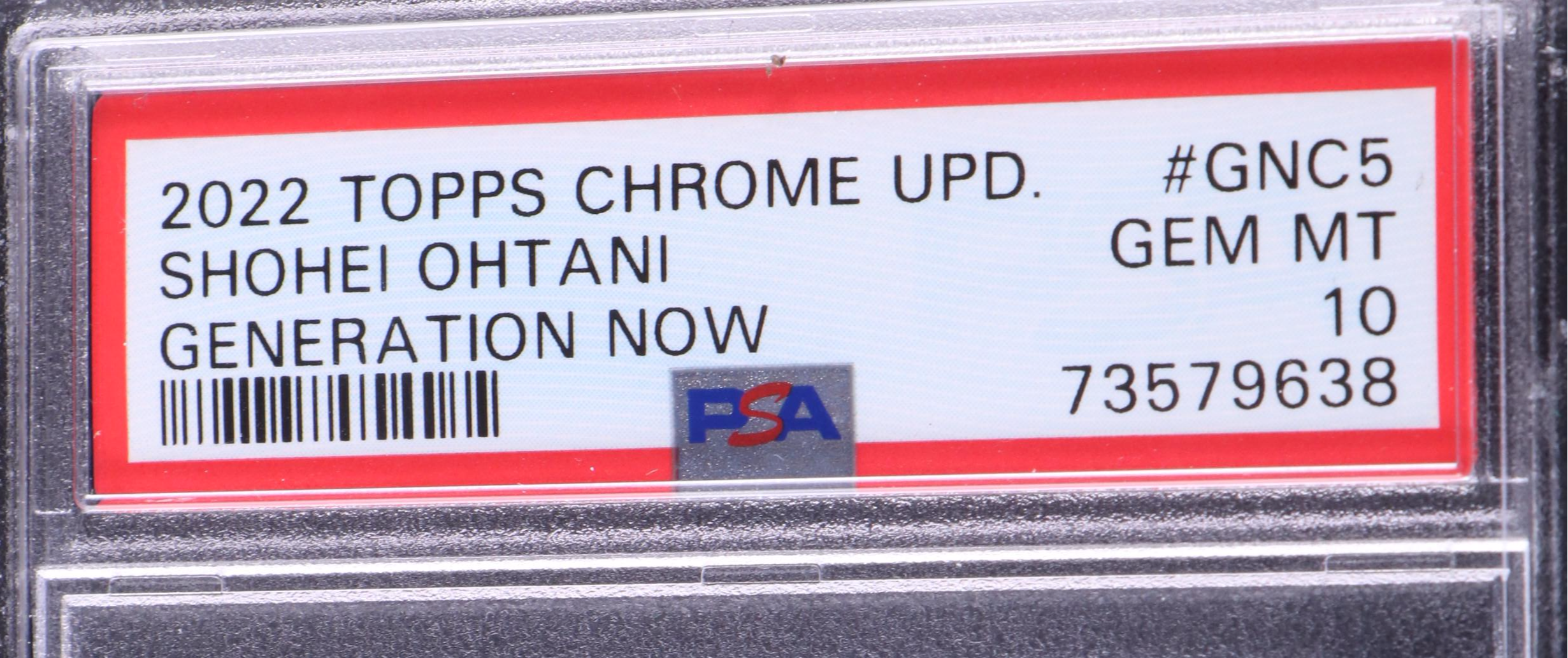 Mike Trout and Shohei Ohtani Baseball Cards Graded PSA 10 Gem Mint