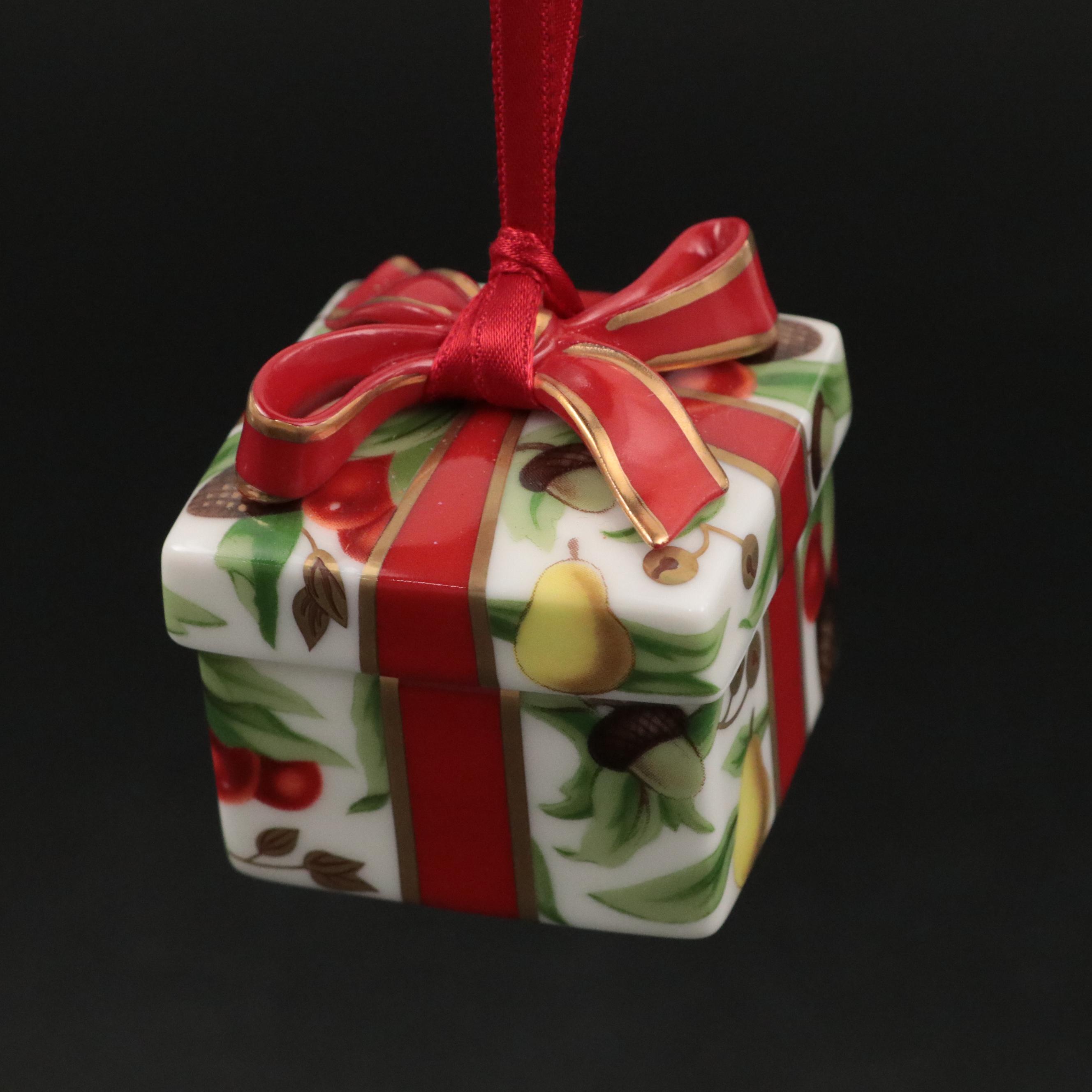 Tiffany & Co. "Tiffany Holiday" Porcelain Christmas Ornament