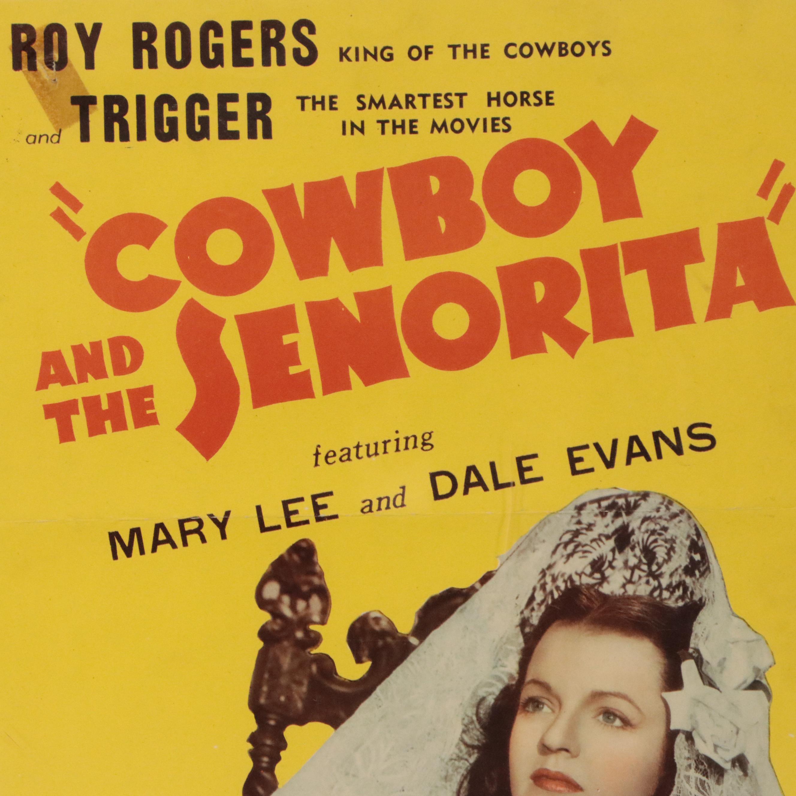 Roy Rogers "Cowboy and the Senorita" Movie Poster