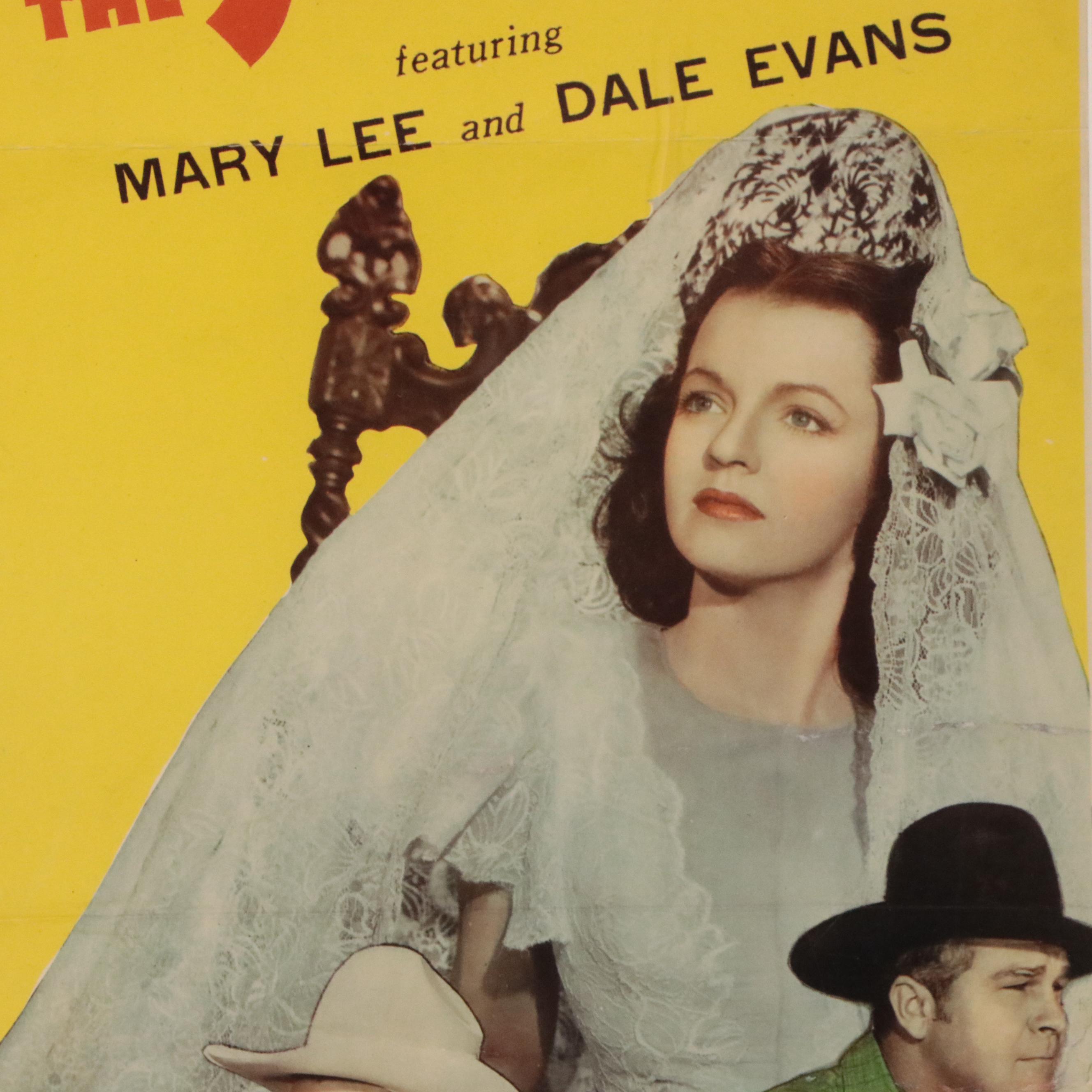 Roy Rogers "Cowboy and the Senorita" Movie Poster