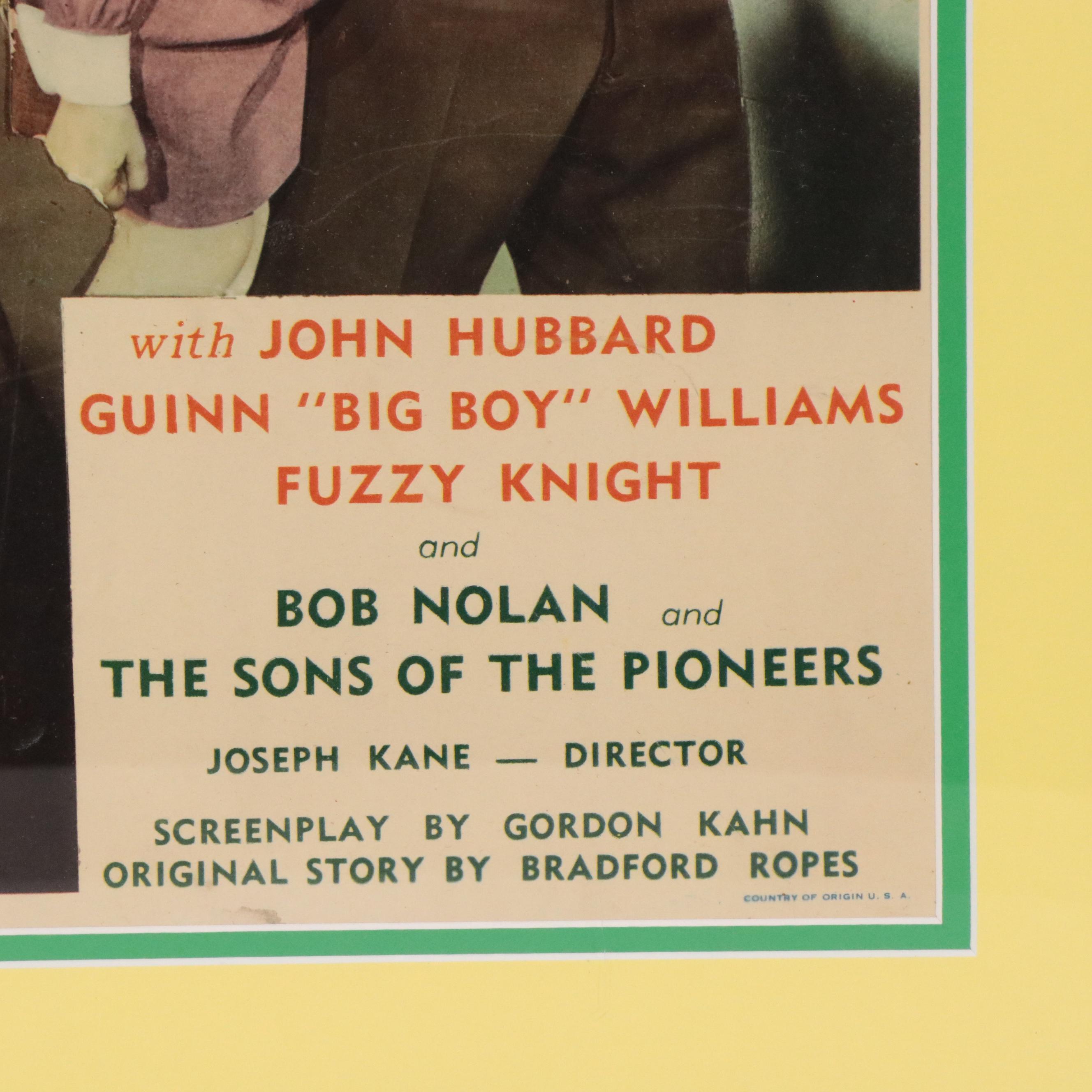 Roy Rogers "Cowboy and the Senorita" Movie Poster