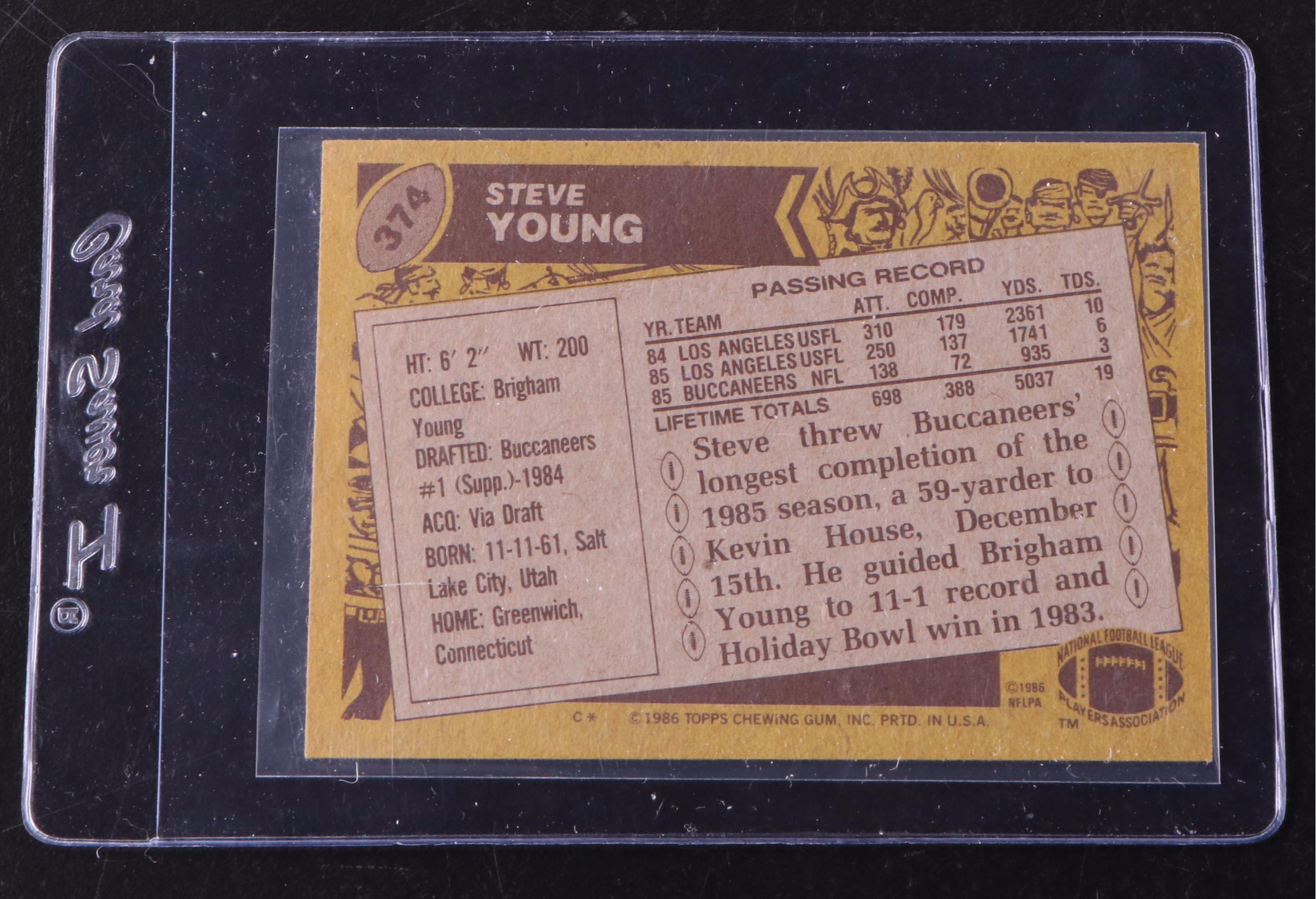 Joe Montana, Steve Young, and John Elway Topps Rookie Cards