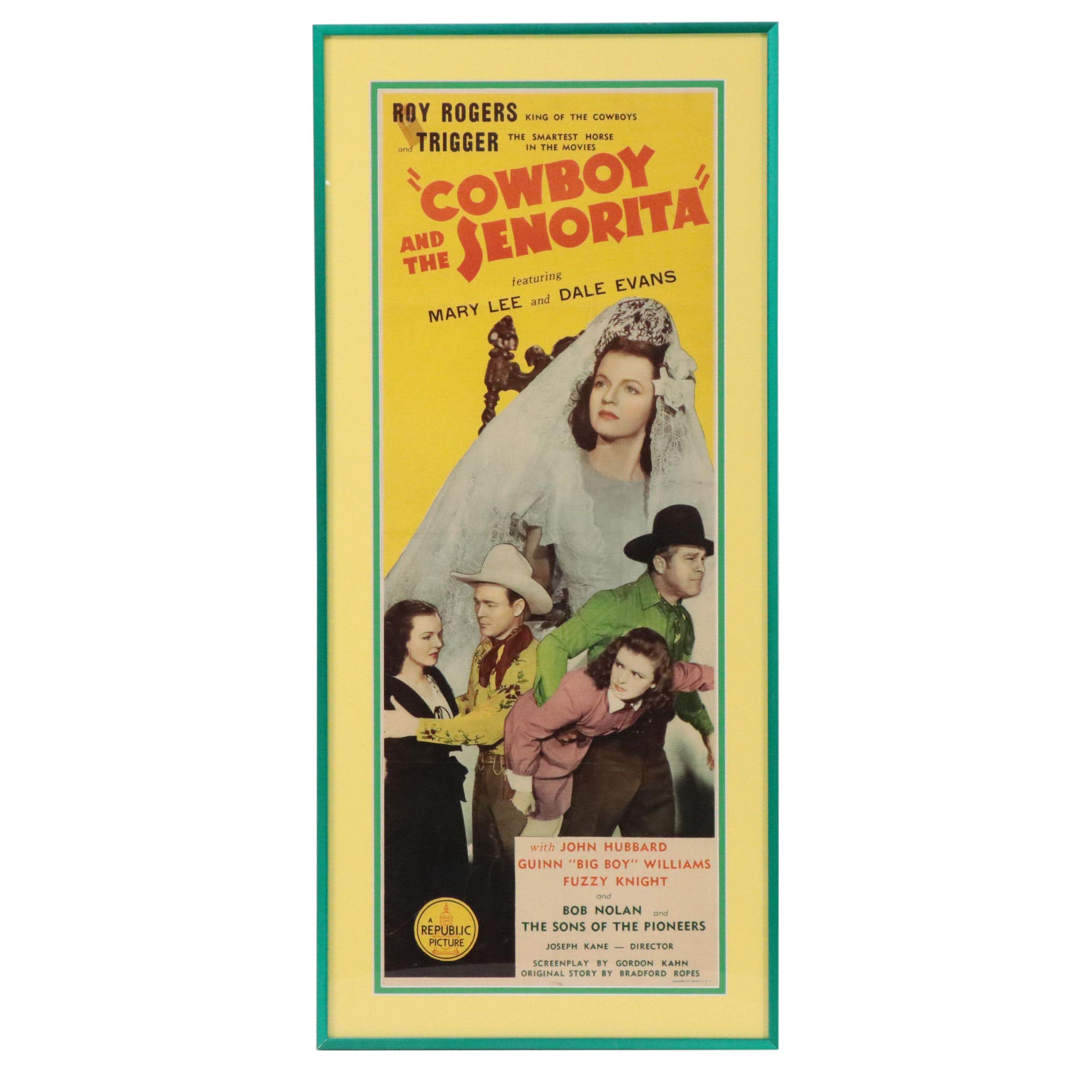 Roy Rogers "Cowboy and the Senorita" Movie Poster