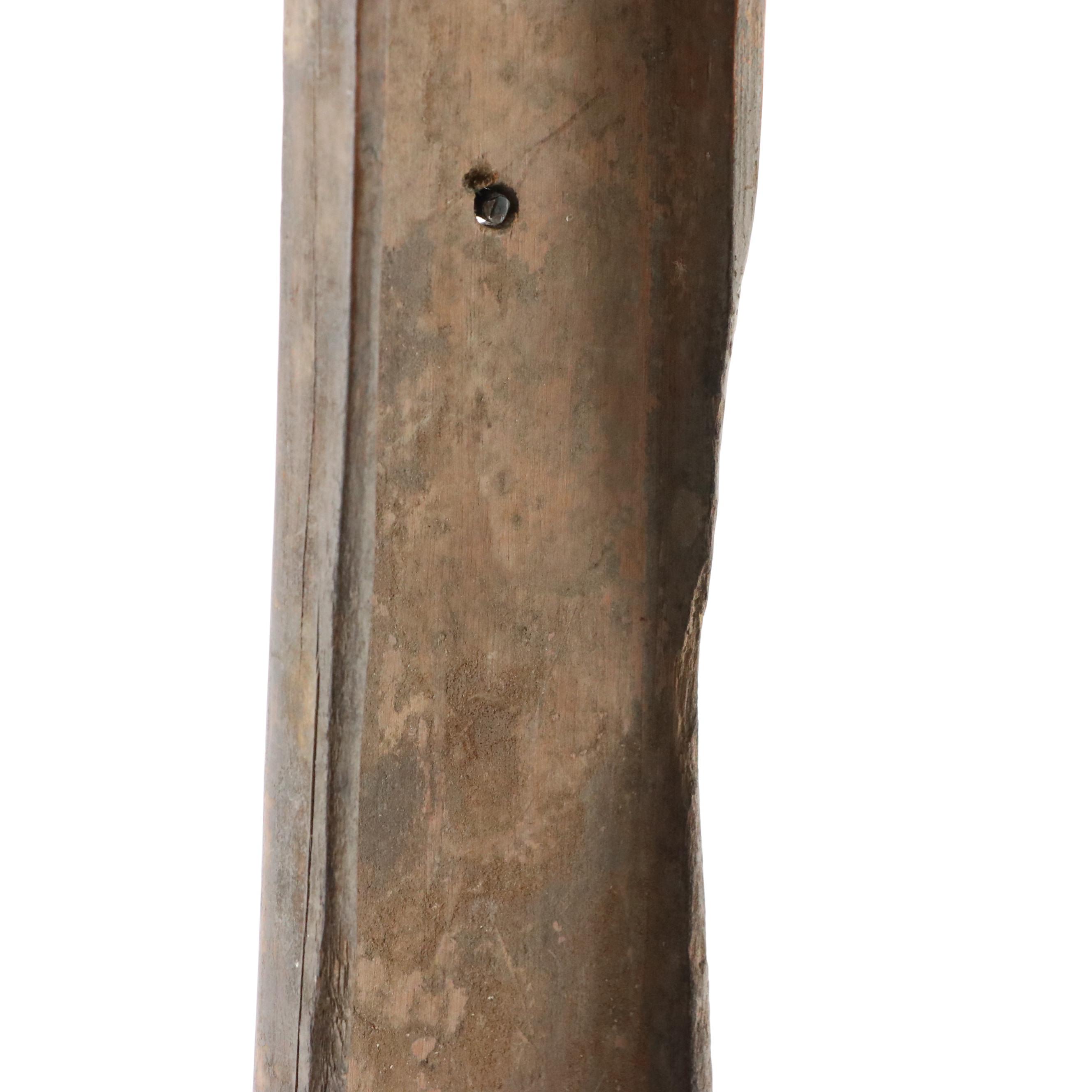 Zigua Style Carved Wood "Enanga" Trough Zither Stringed Instrument