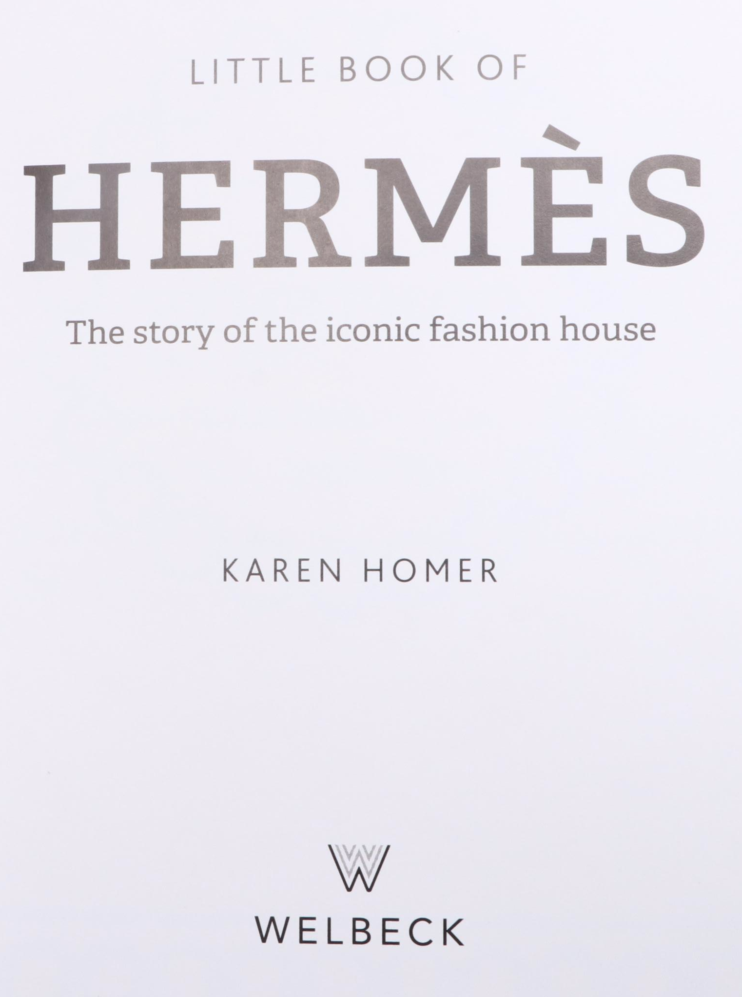 First Edition "Little Book of Hermès" by Karen Homer and More Fashion Books