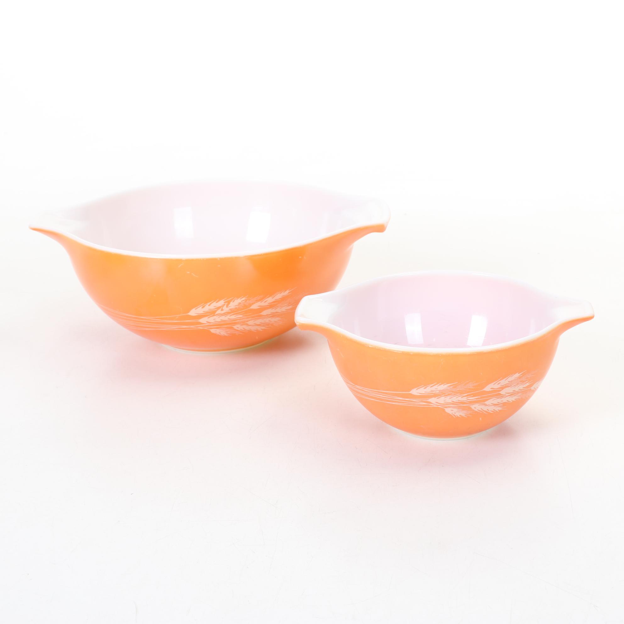 Pyrex "Autumn Harvest" Cinderella Nesting Bowls, Set of Three