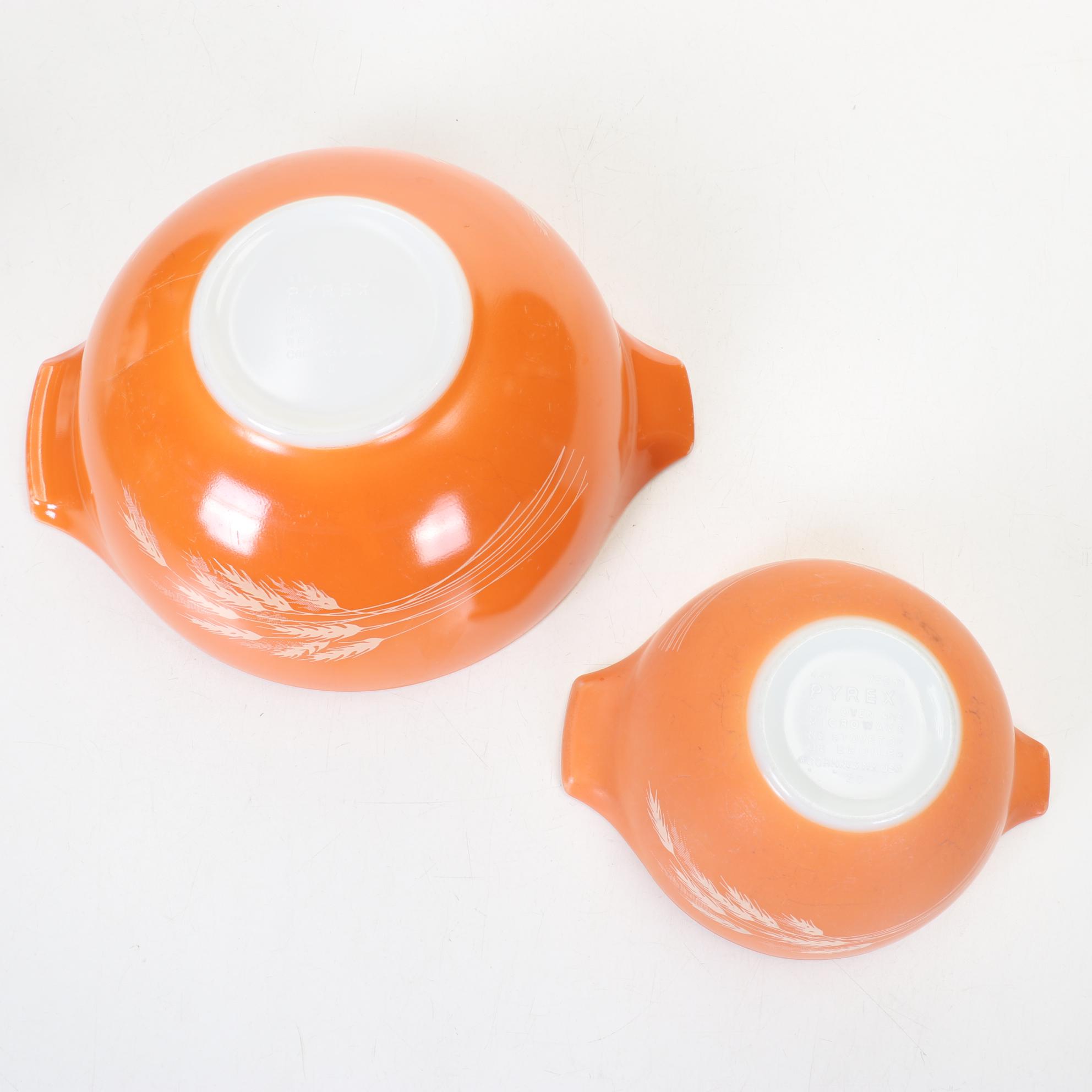 Pyrex "Autumn Harvest" Cinderella Nesting Bowls, Set of Three