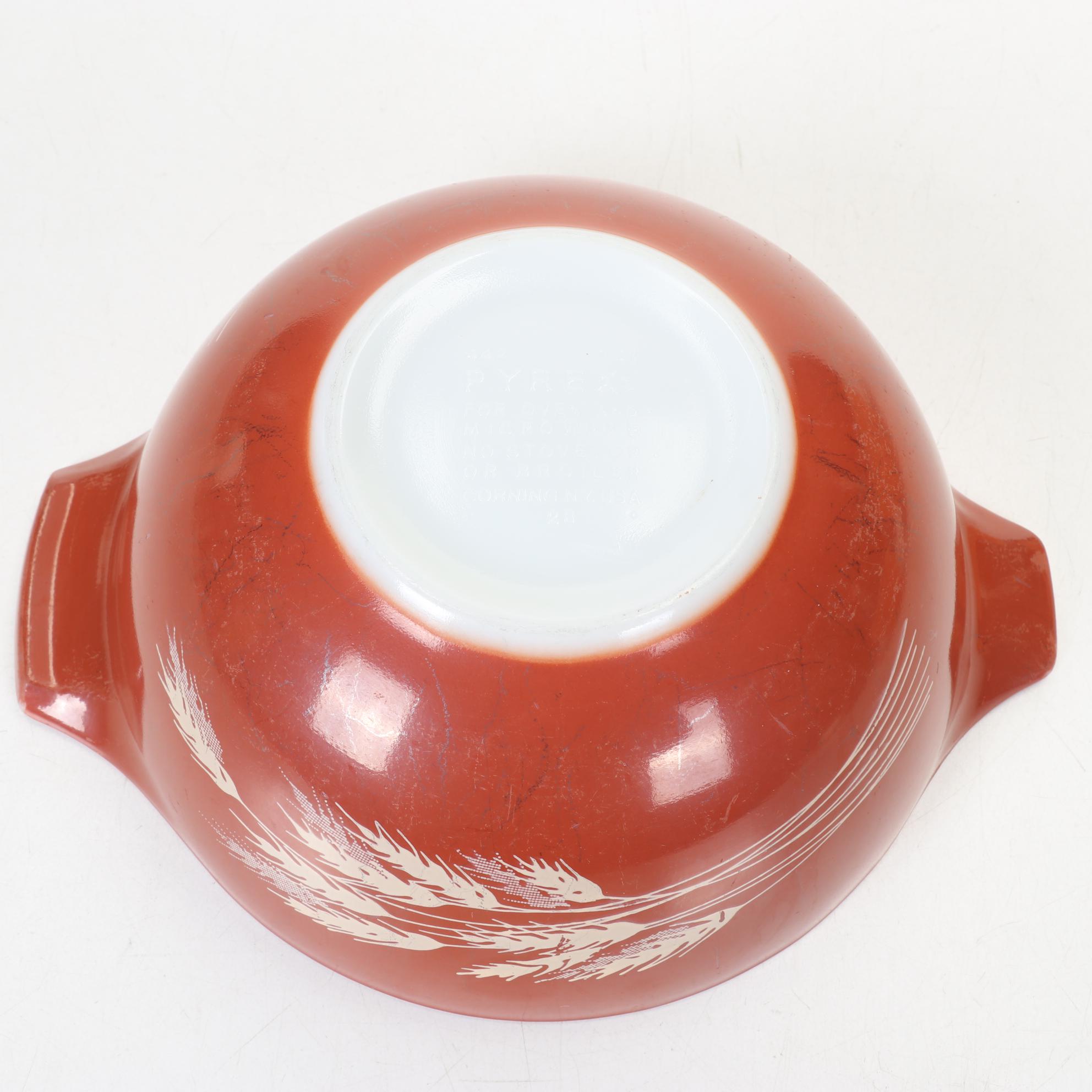 Pyrex "Autumn Harvest" Cinderella Nesting Bowls, Set of Three