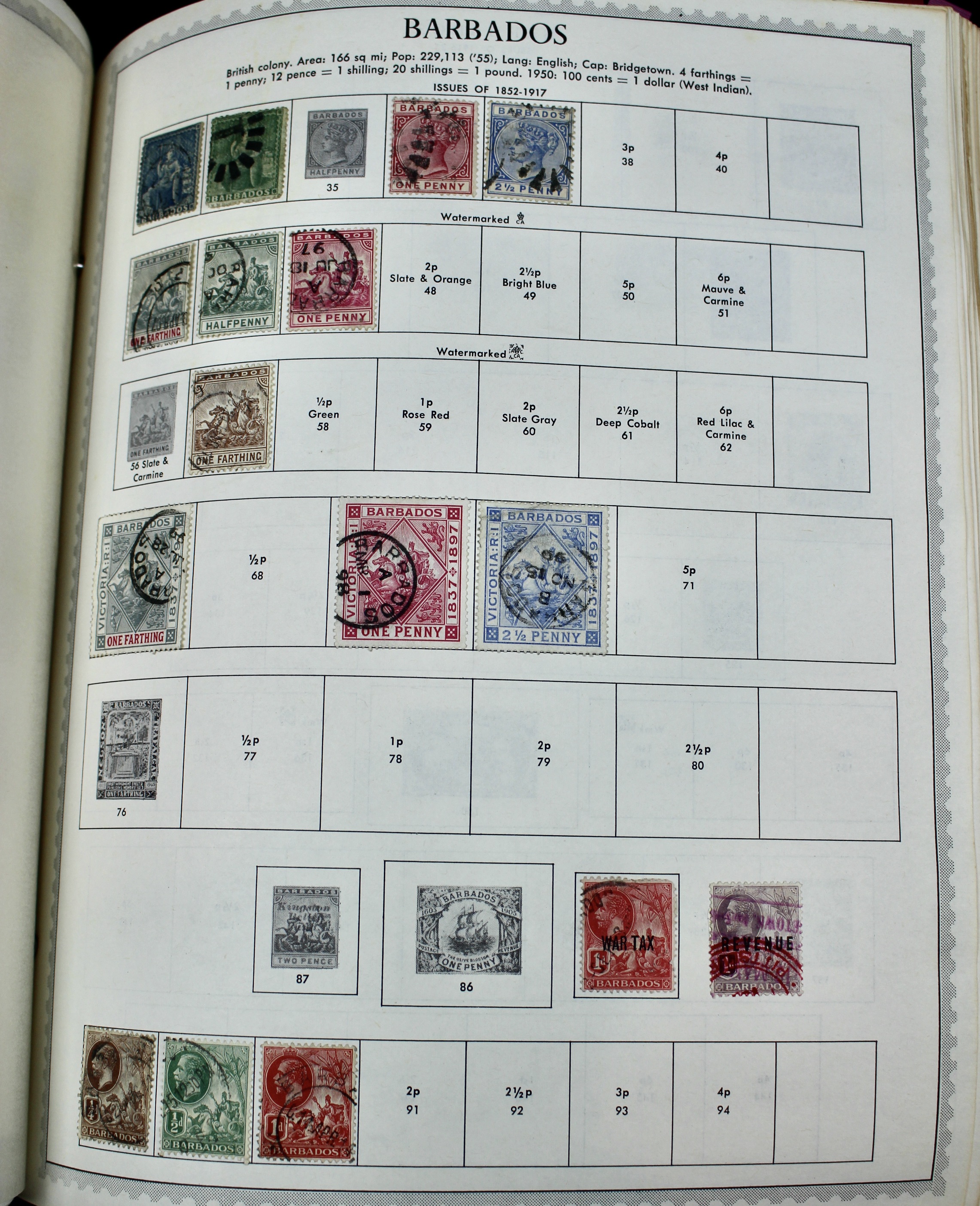 Minkus Supreme Global Stamp Album (A-D)