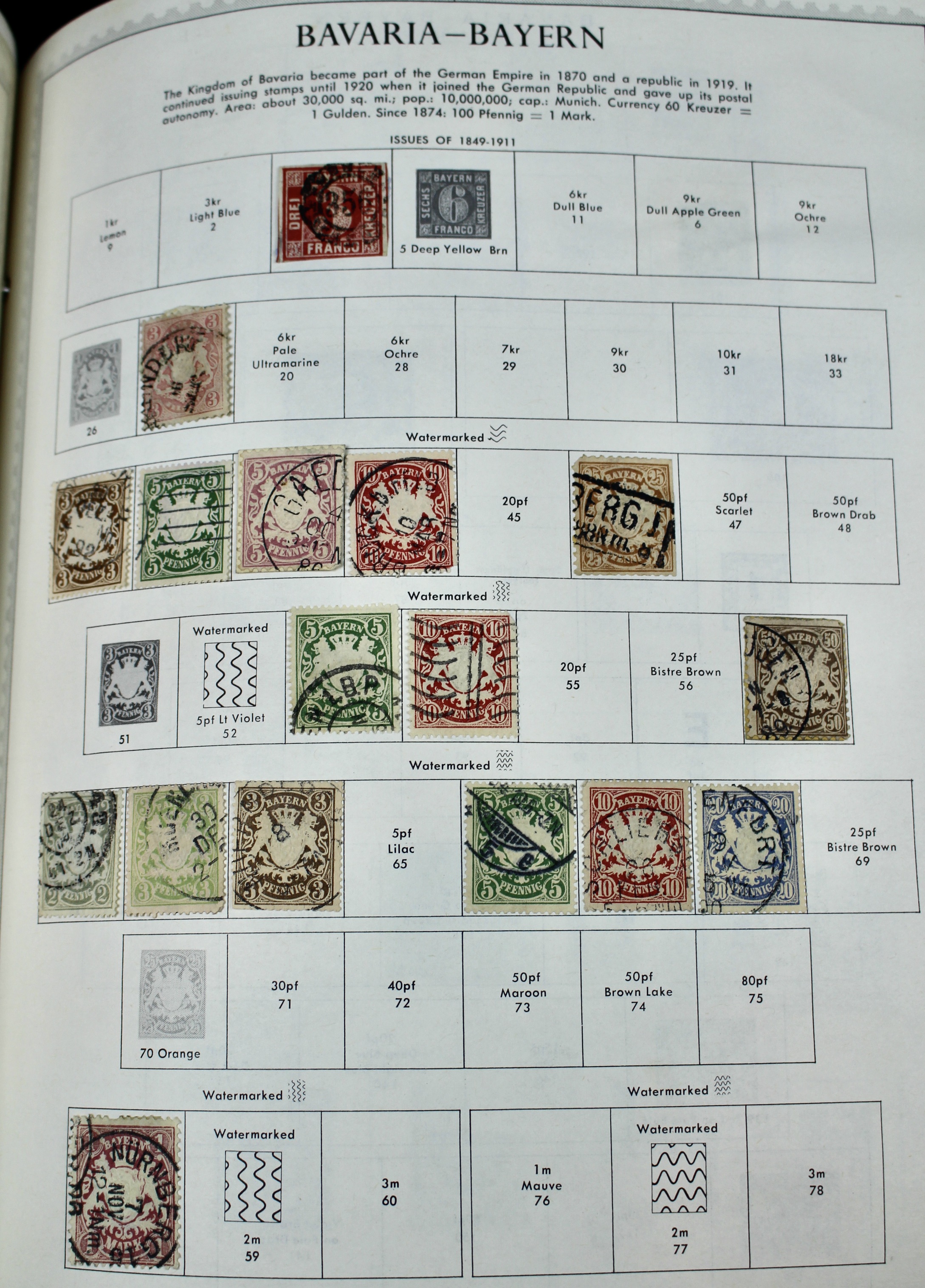 Minkus Supreme Global Stamp Album (A-D)