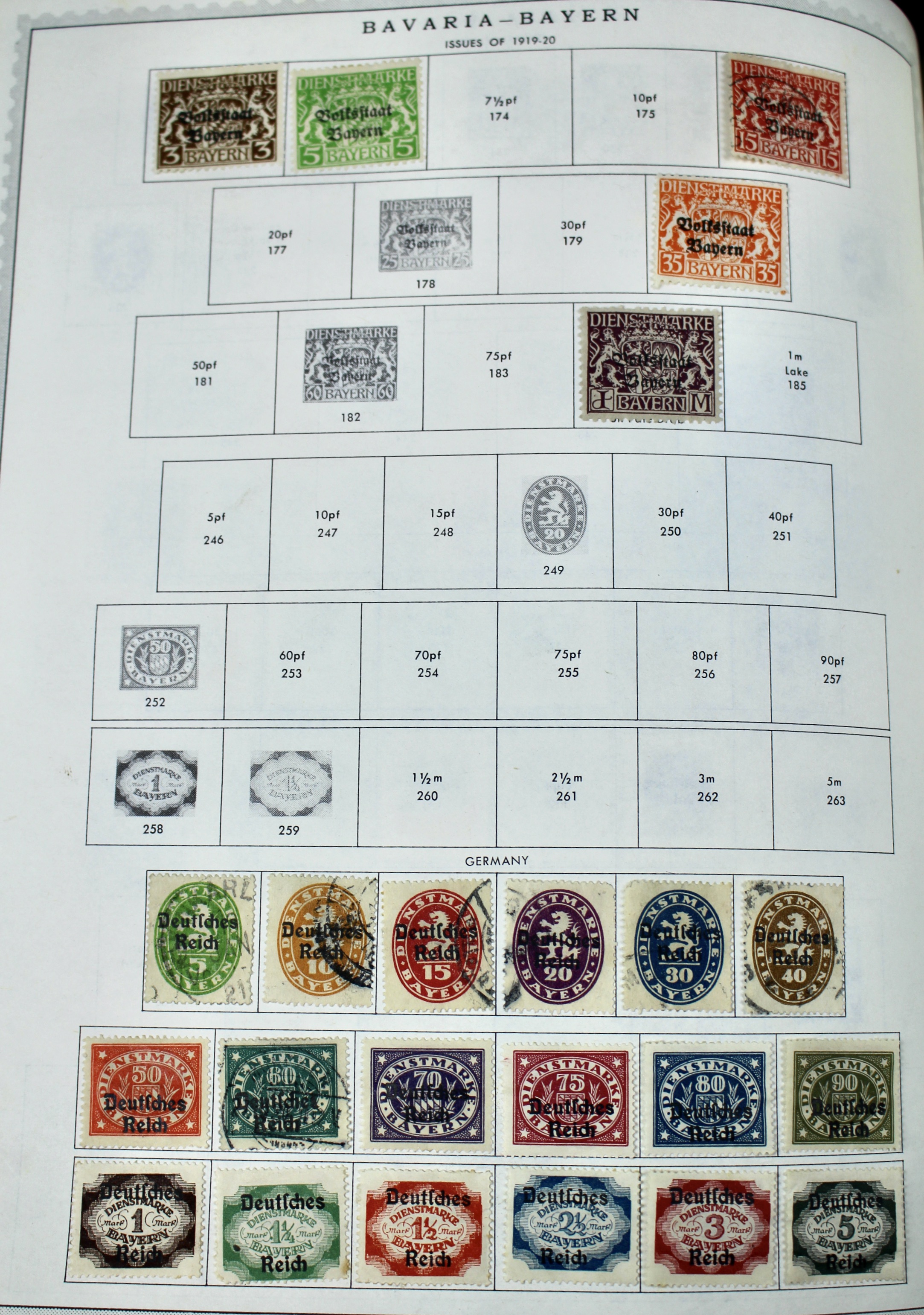 Minkus Supreme Global Stamp Album (A-D)