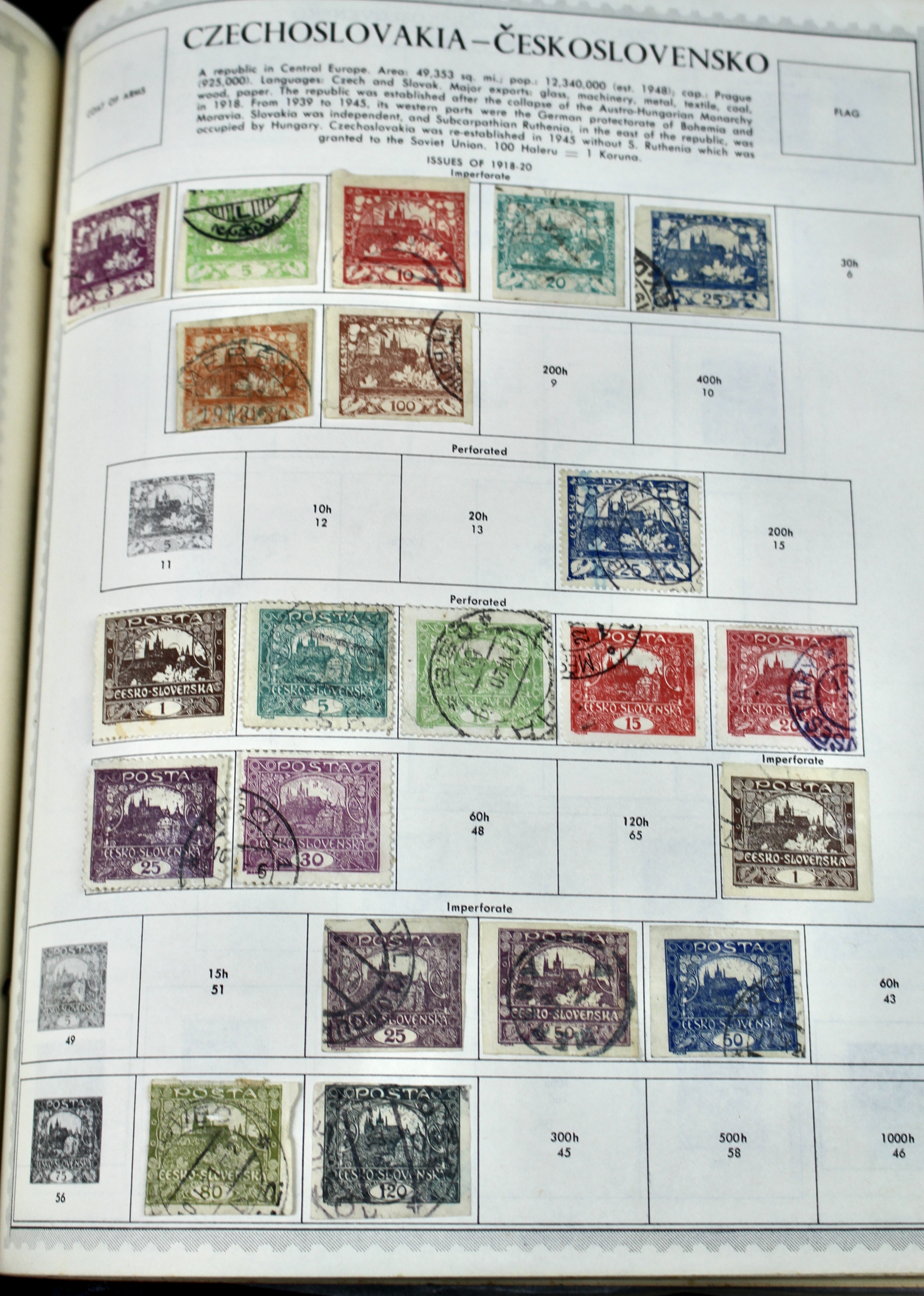 Minkus Supreme Global Stamp Album (A-D)