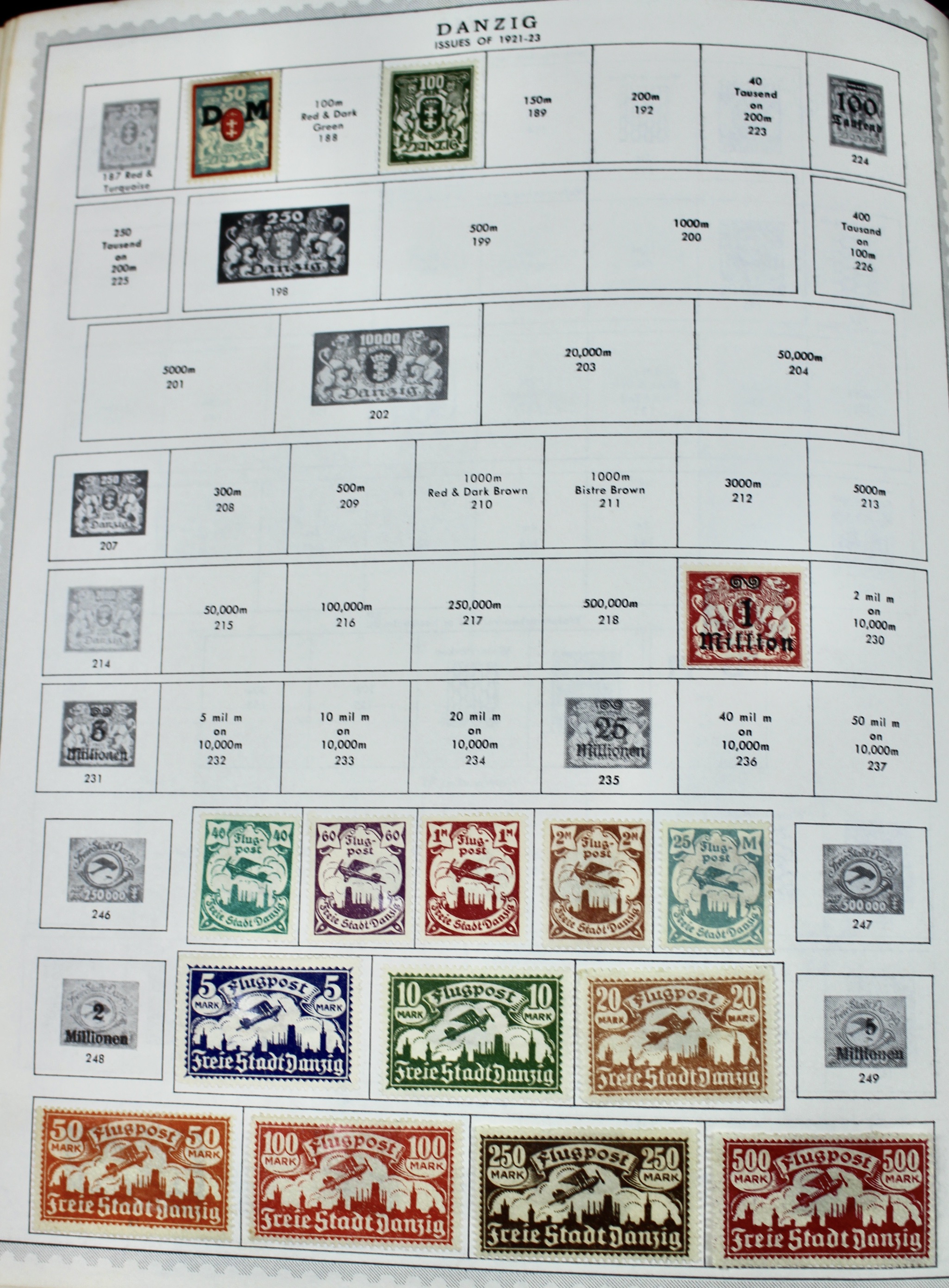 Minkus Supreme Global Stamp Album (A-D)