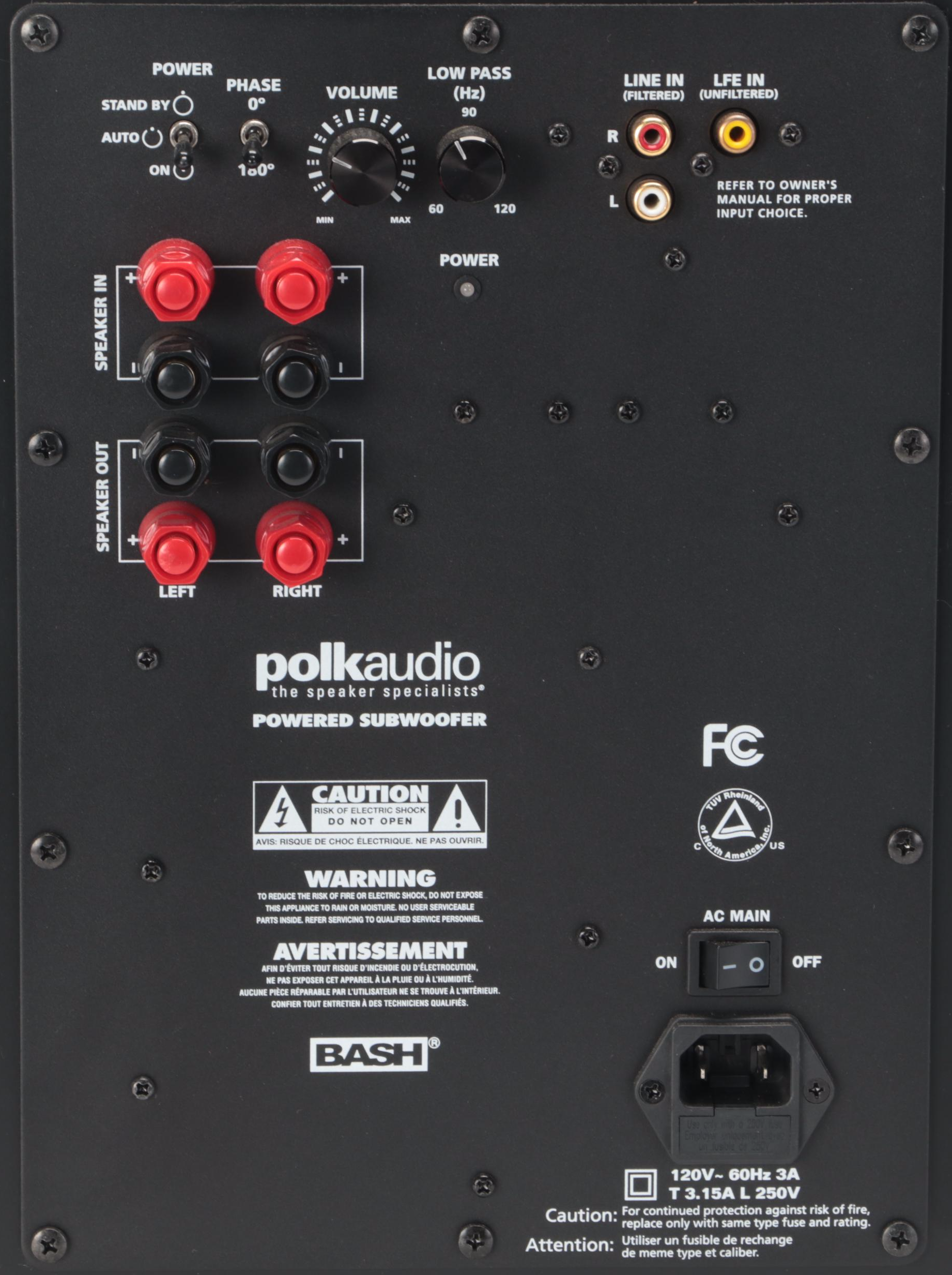 Polk Audio PSW505 Powered Subwoofer