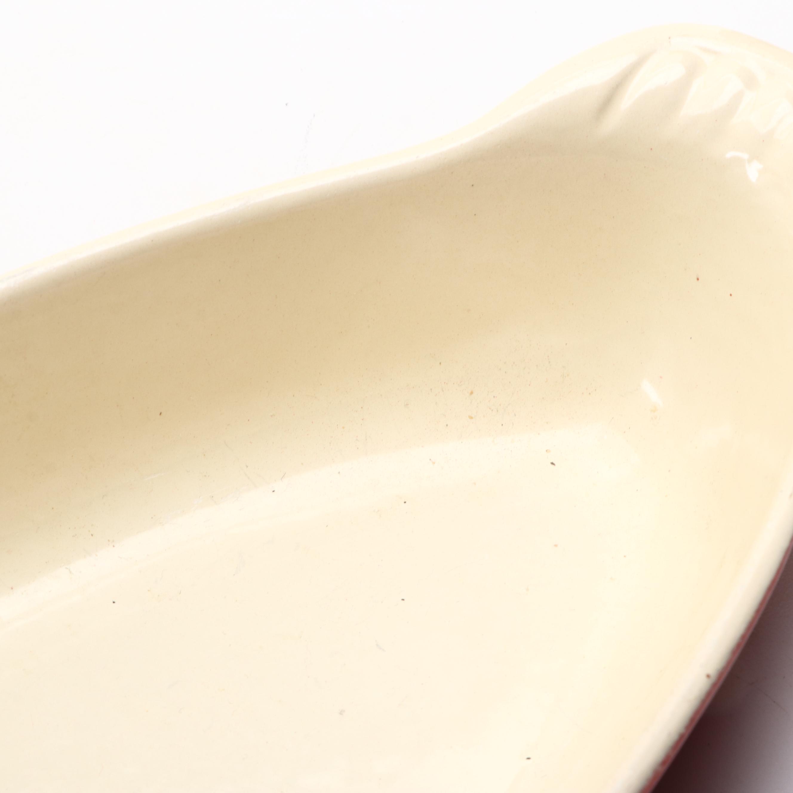 Cast Iron Enamel Au Gratin Pan