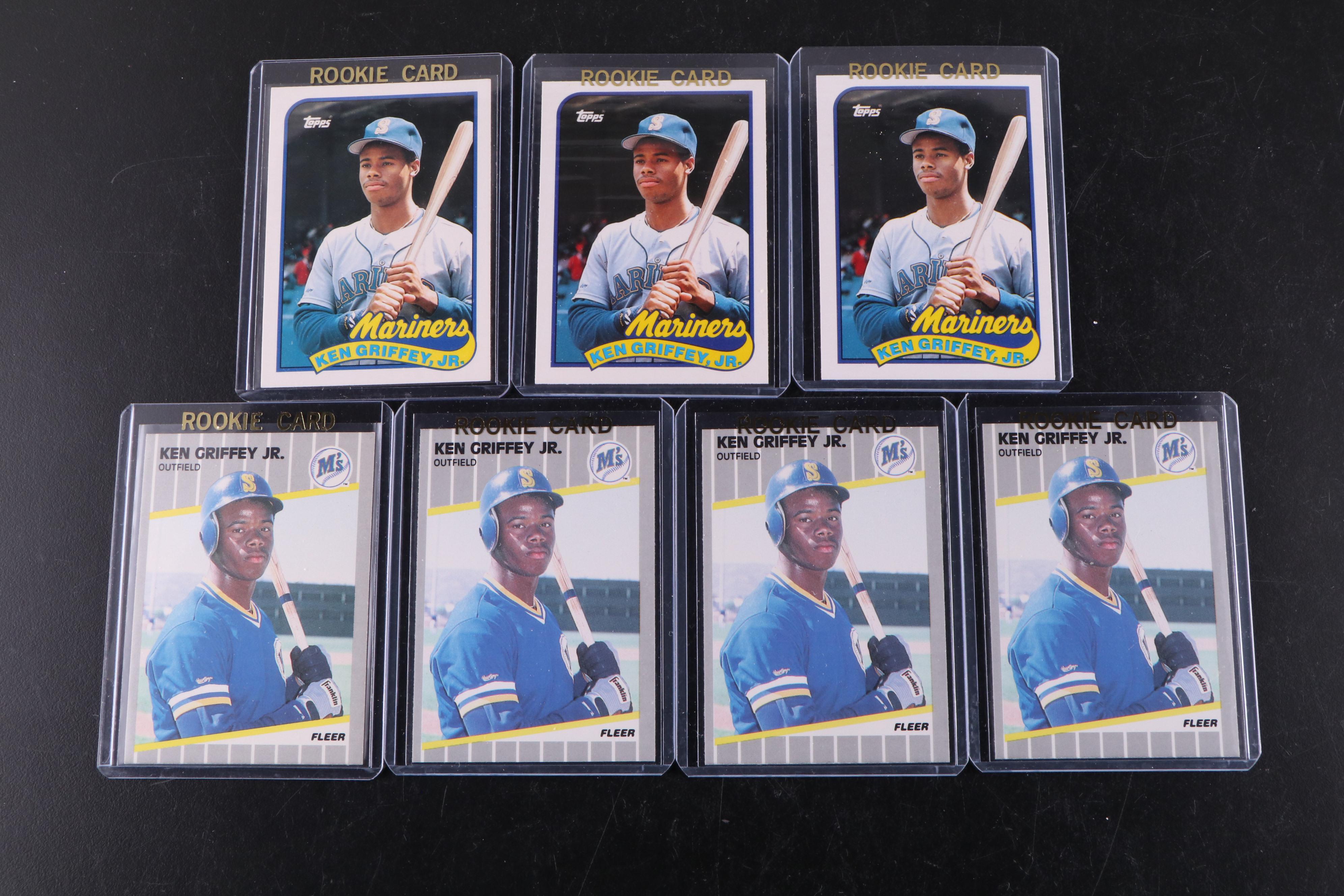Ken Griffey Jr. Baseball Card Collection with Graded Rookies and More