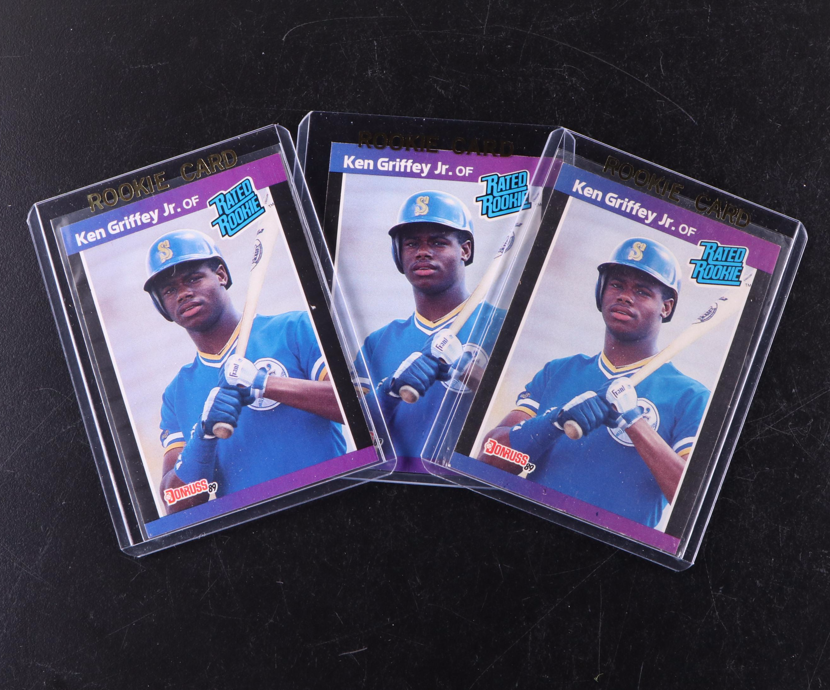 Ken Griffey Jr. Baseball Card Collection with Graded Rookies and More