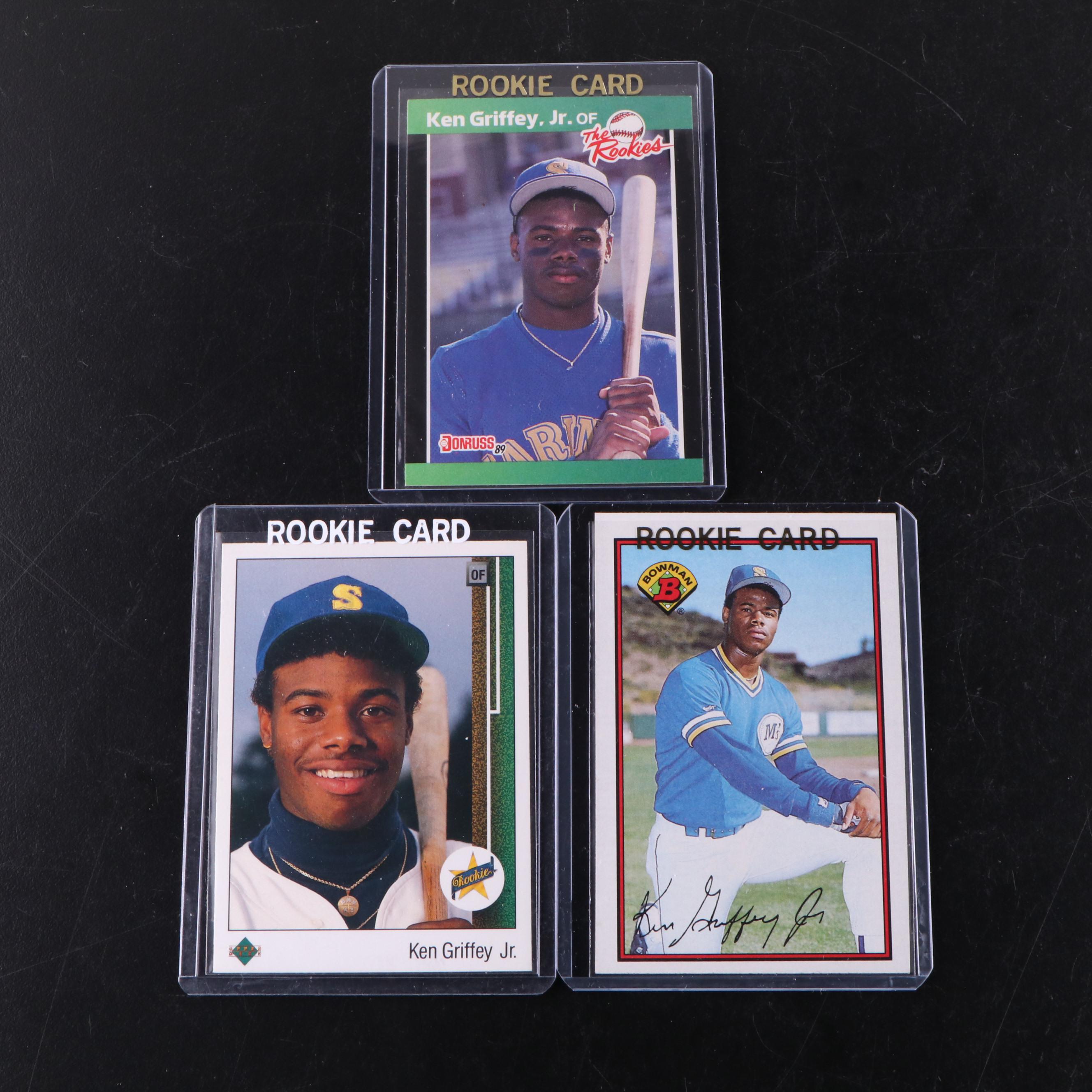 Ken Griffey Jr. Baseball Card Collection with Graded Rookies and More