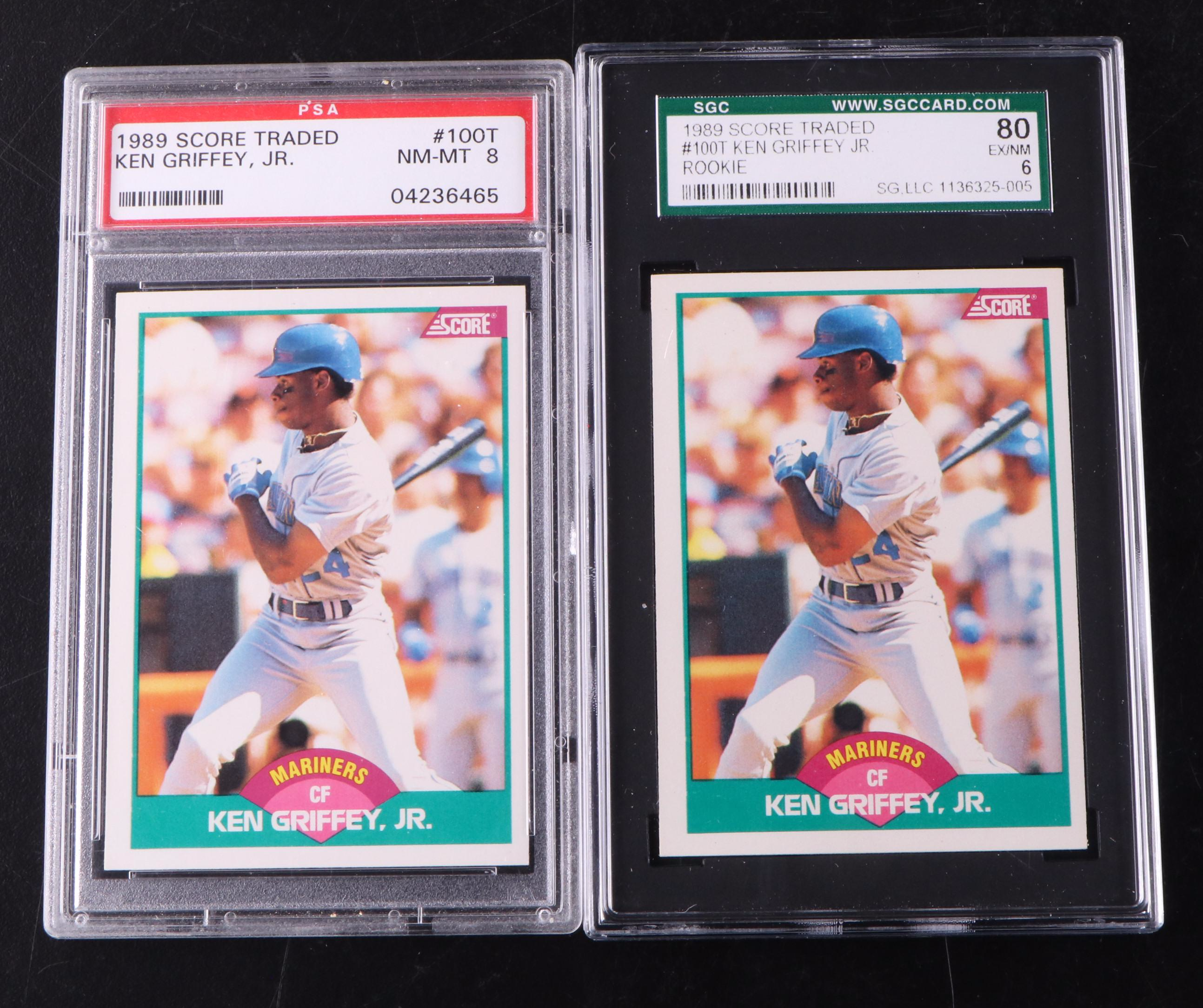 Ken Griffey Jr. Baseball Card Collection with Graded Rookies and More
