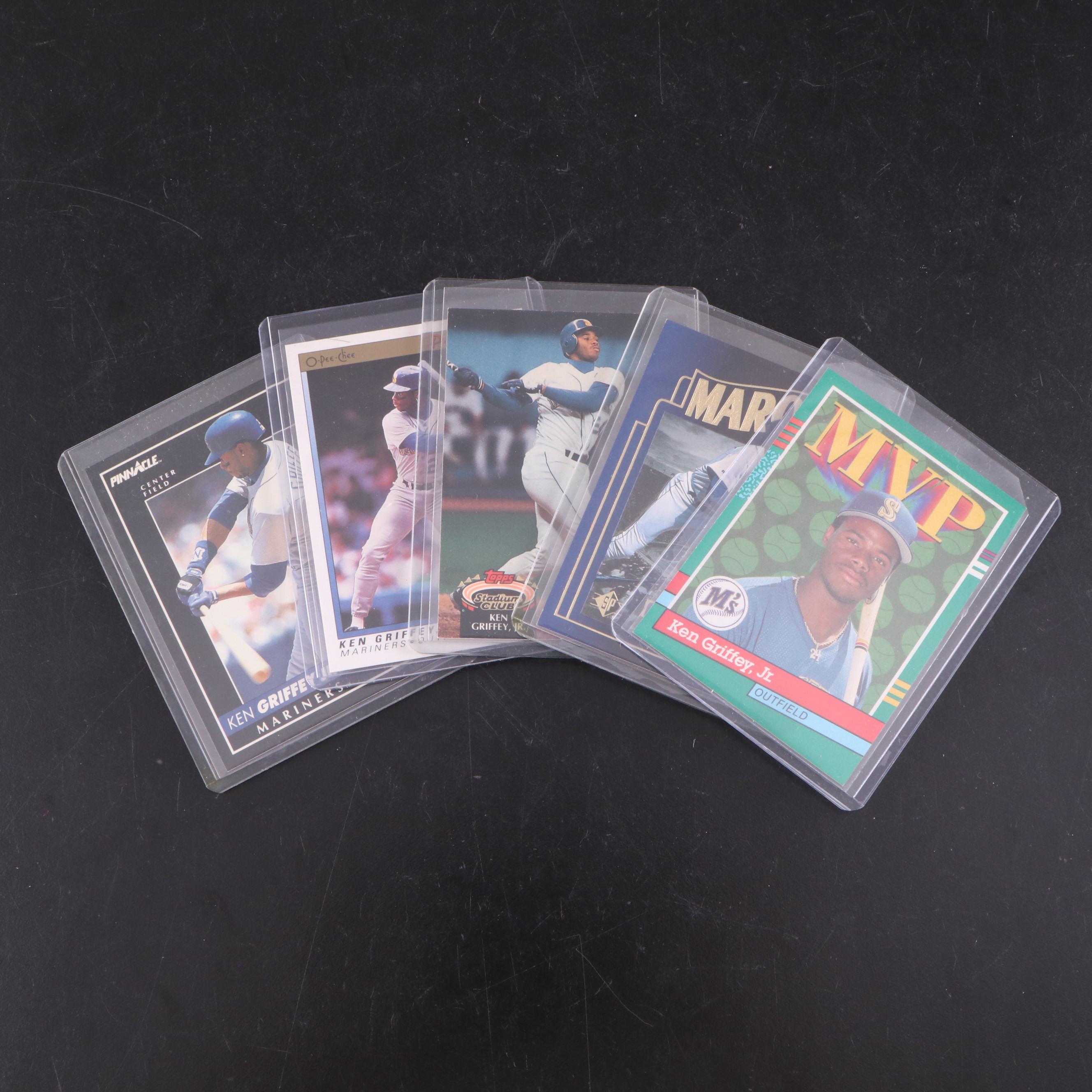 Ken Griffey Jr. Baseball Card Collection with Graded Rookies and More