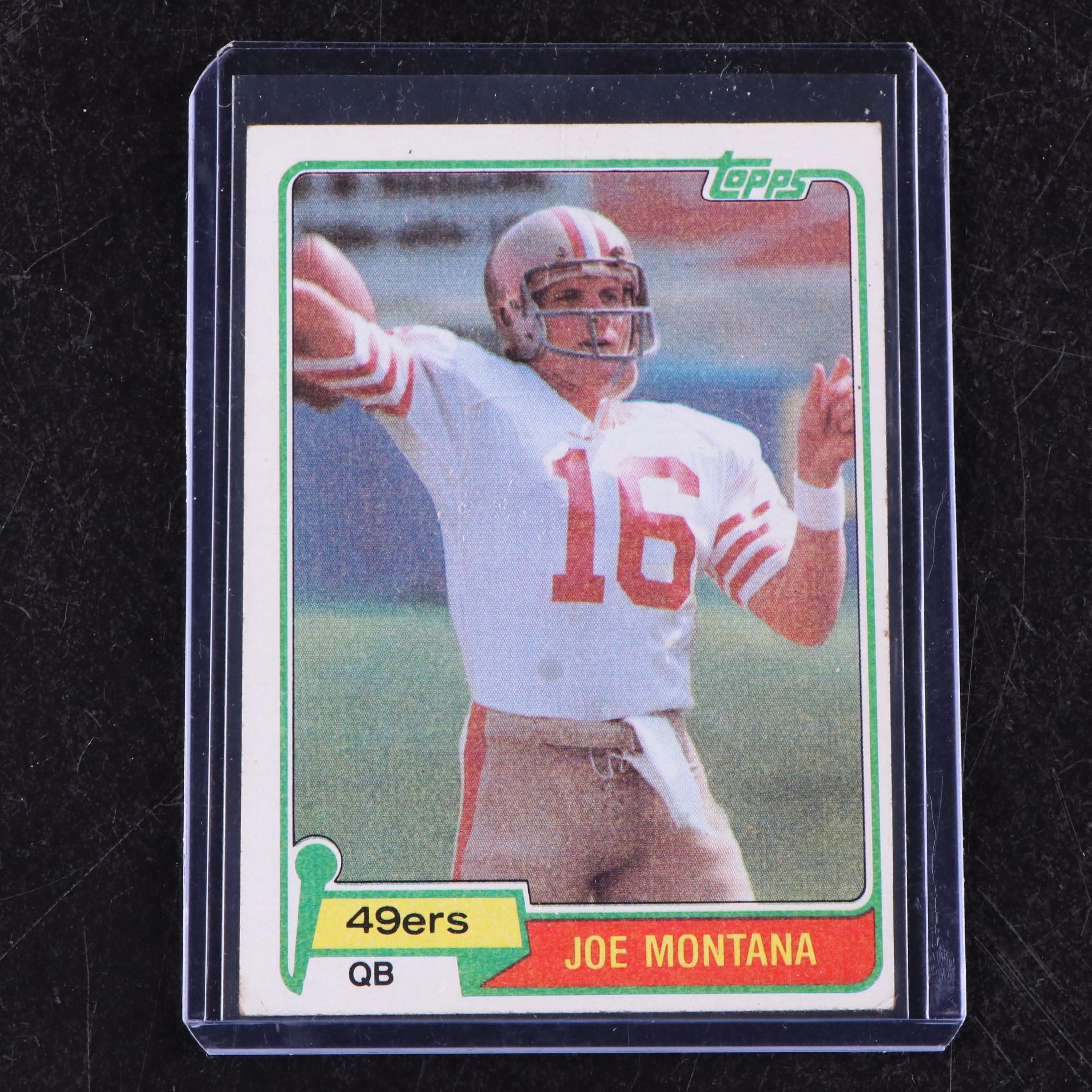Joe Montana, Steve Young, and John Elway Topps Rookie Cards