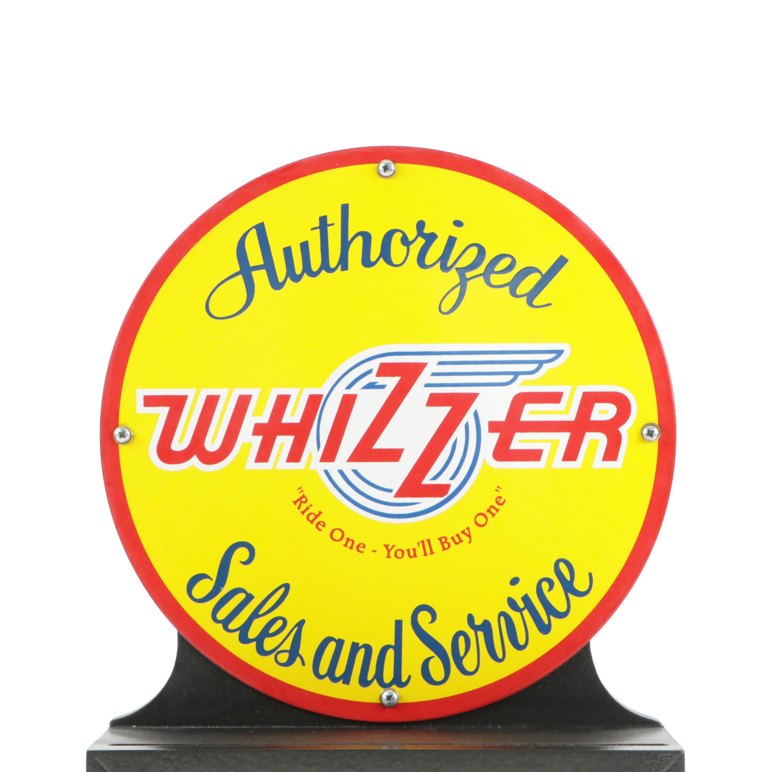 Whizzer Motorized Bicycle Lighted Sign