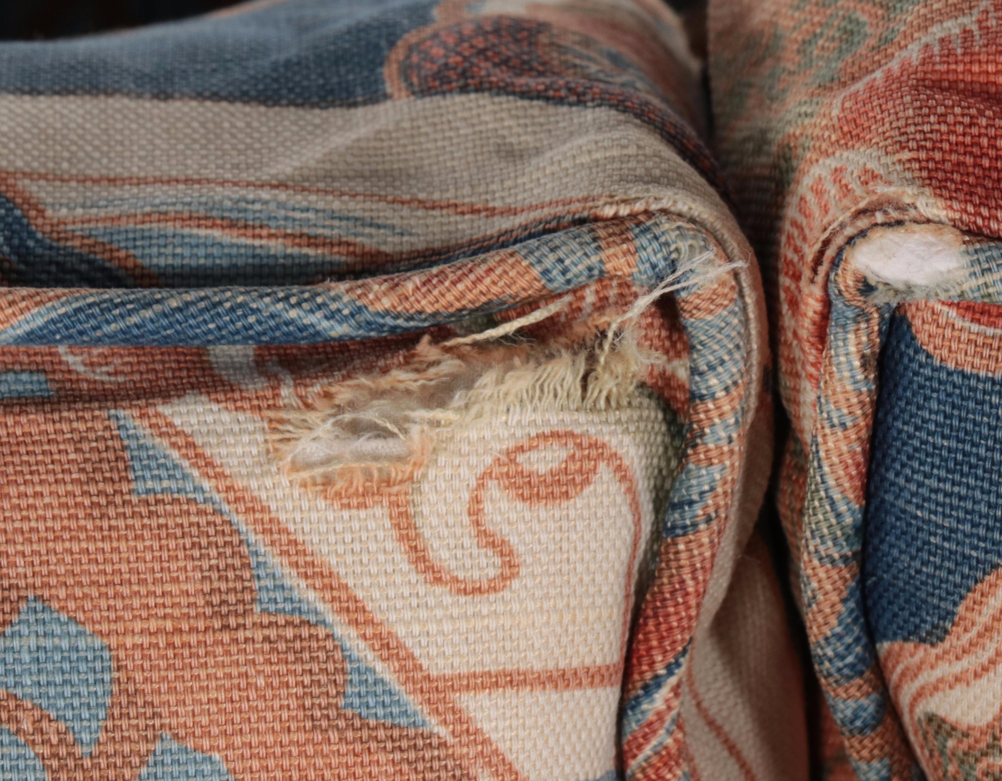 Japanese Style Custom-Upholstered Loveseat Sofa