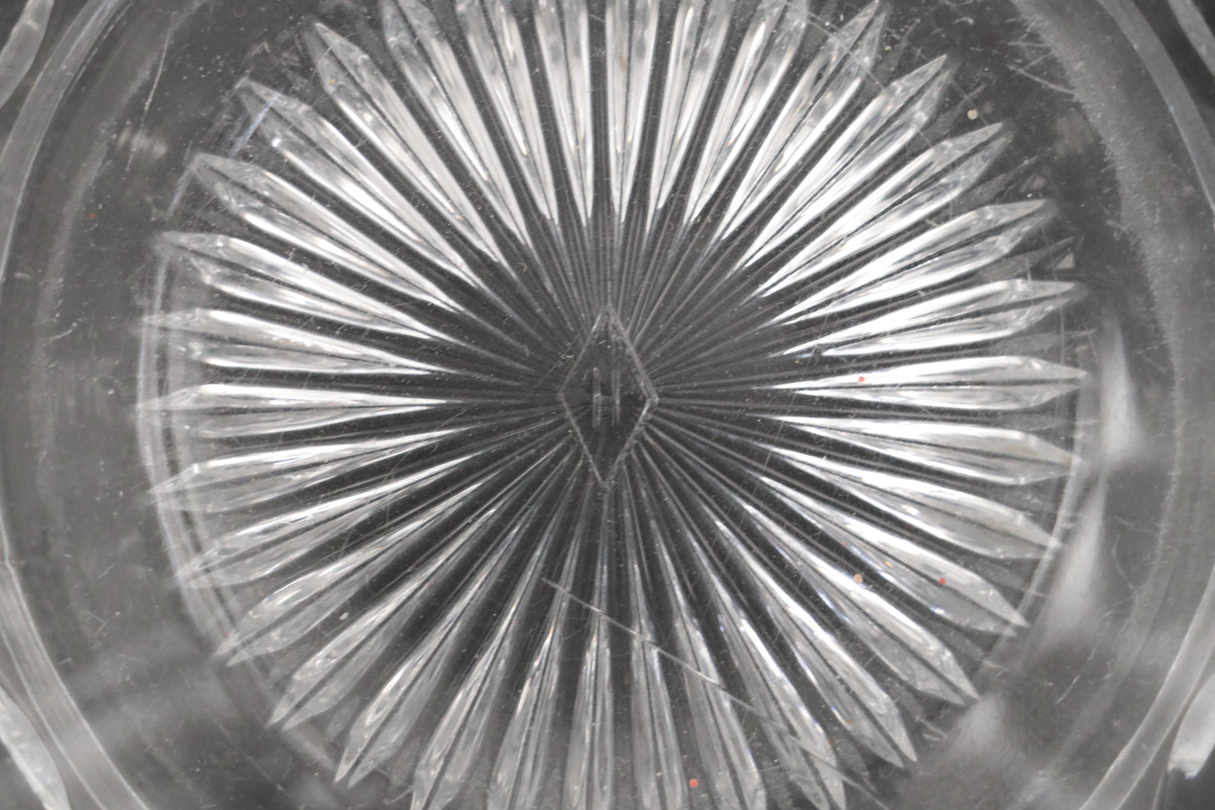 Heisey "Colonial", "Narrow Flute", and "Rib and Panel" Crystal Pitchers