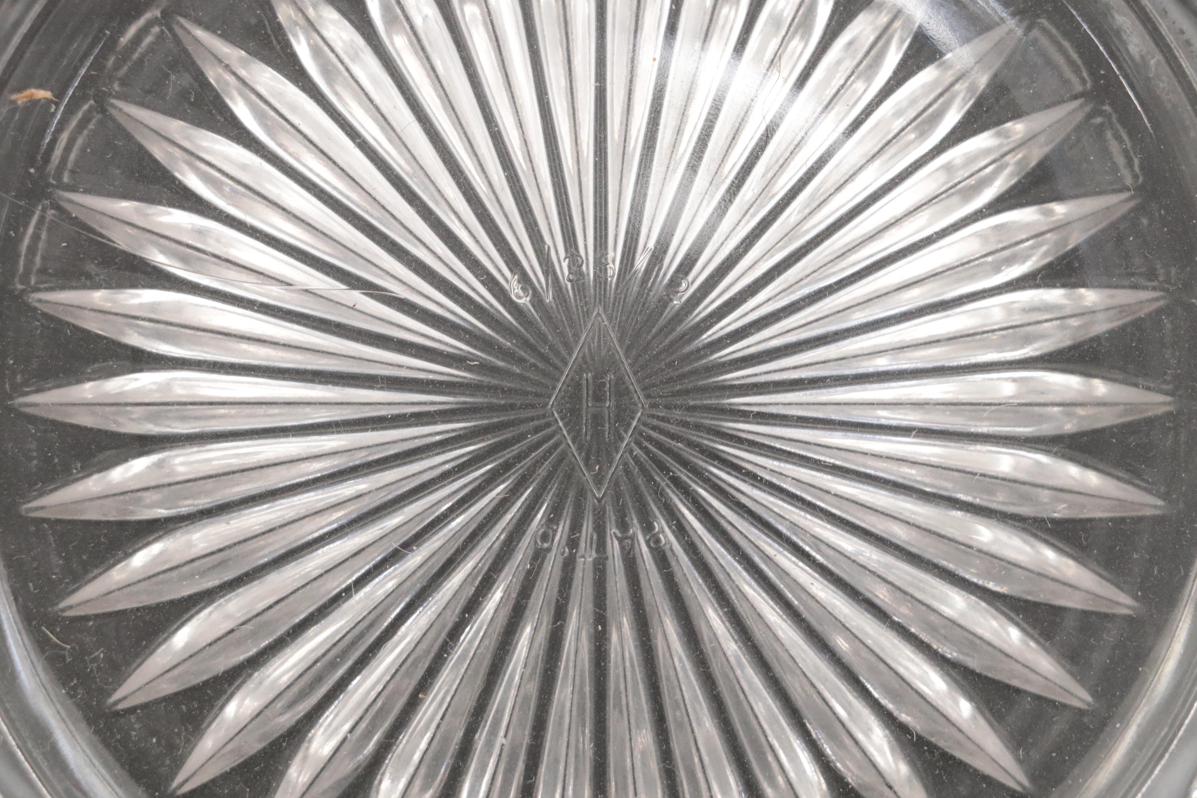 Heisey "Colonial", "Narrow Flute", and "Rib and Panel" Crystal Pitchers