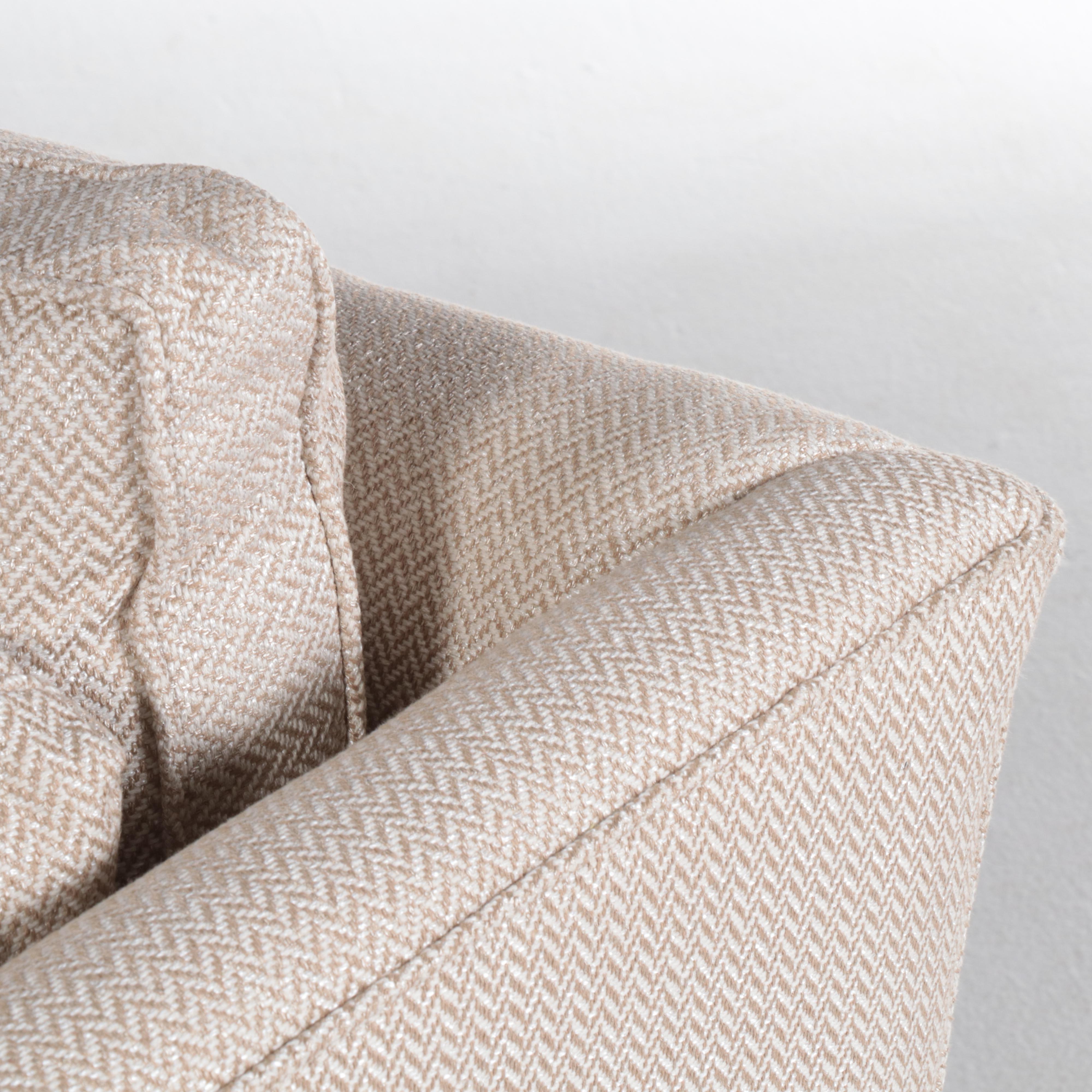 Custom-Upholstered Three-Seat Sofa