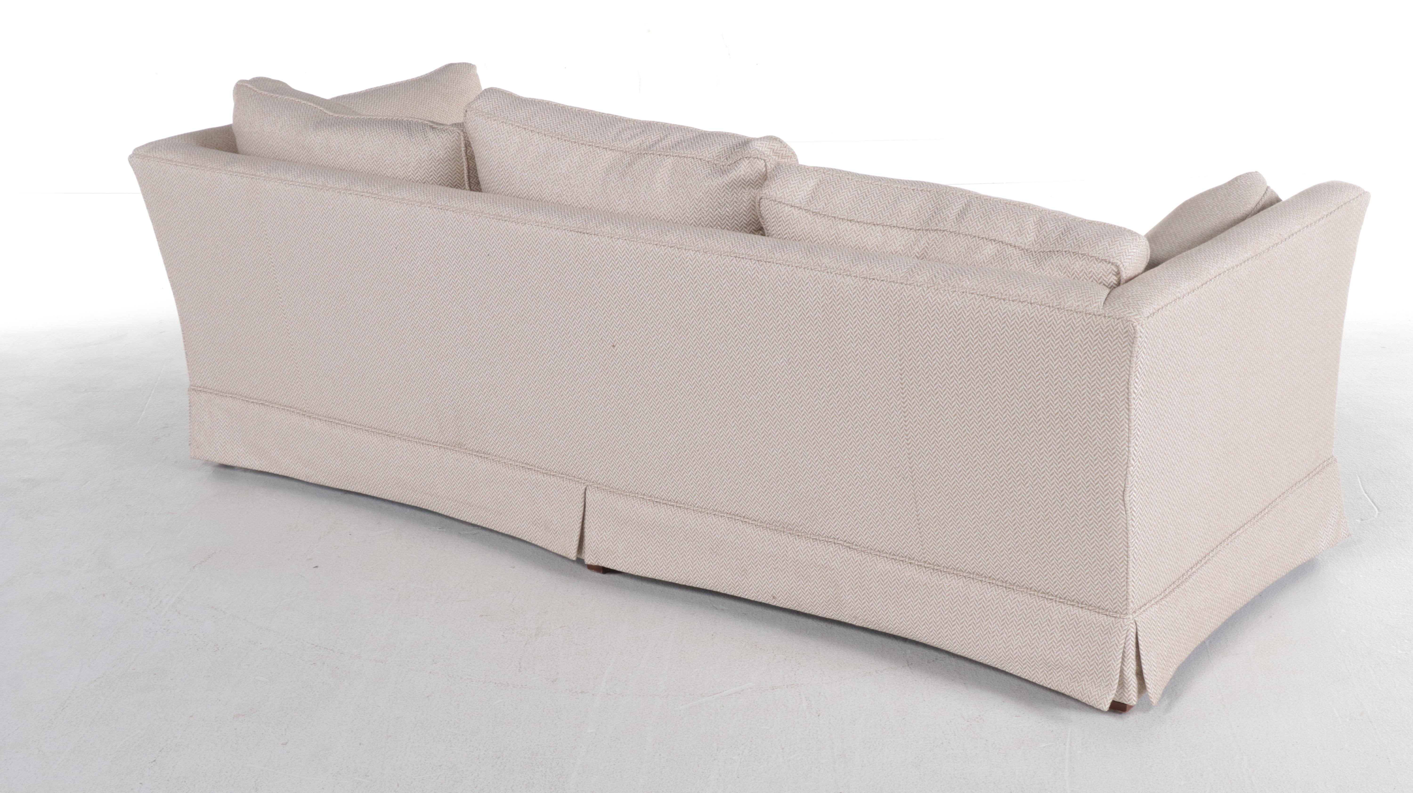 Custom-Upholstered Three-Seat Sofa