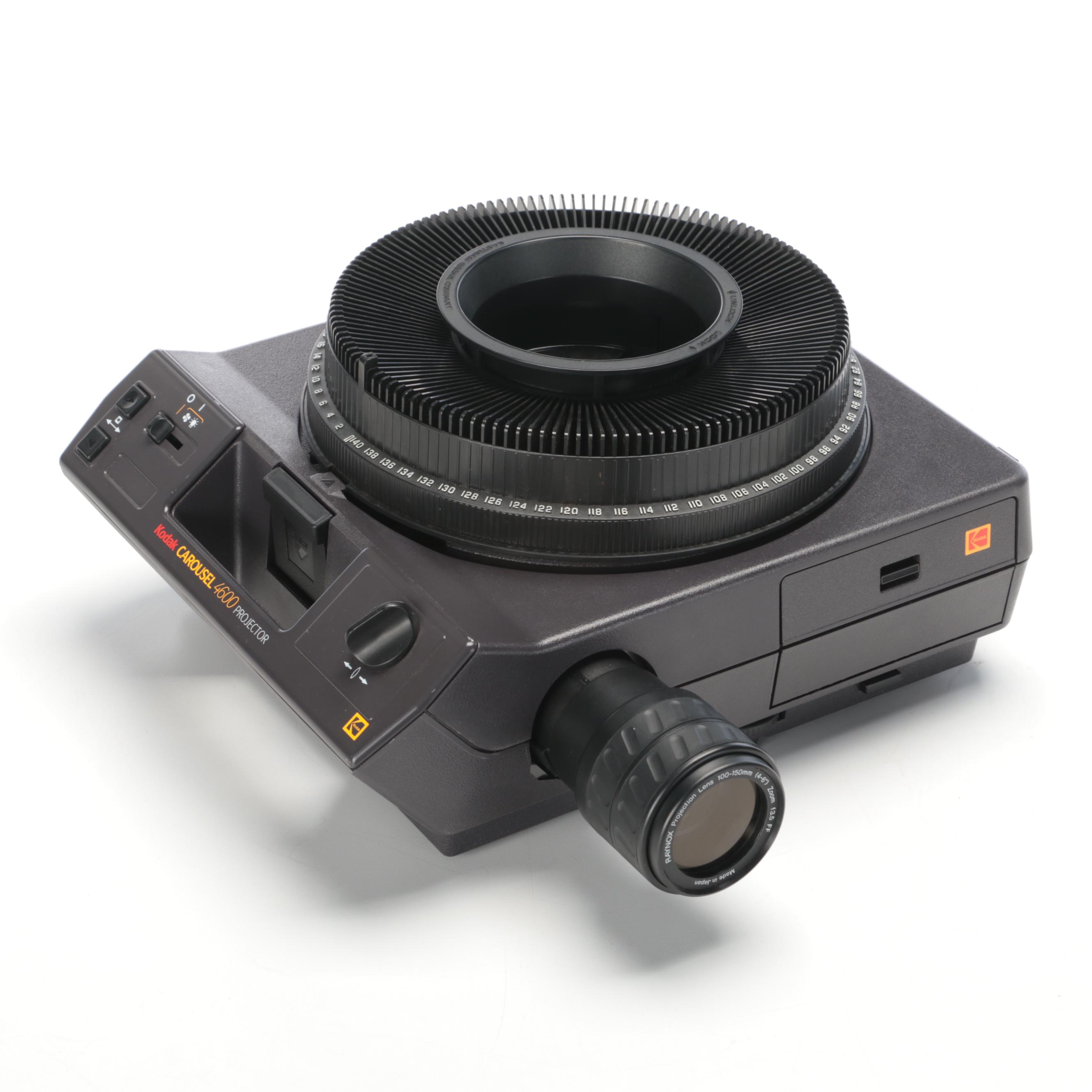 Epson HD Cinema Projector, Kodak Carousel Slide Projector With Accessories