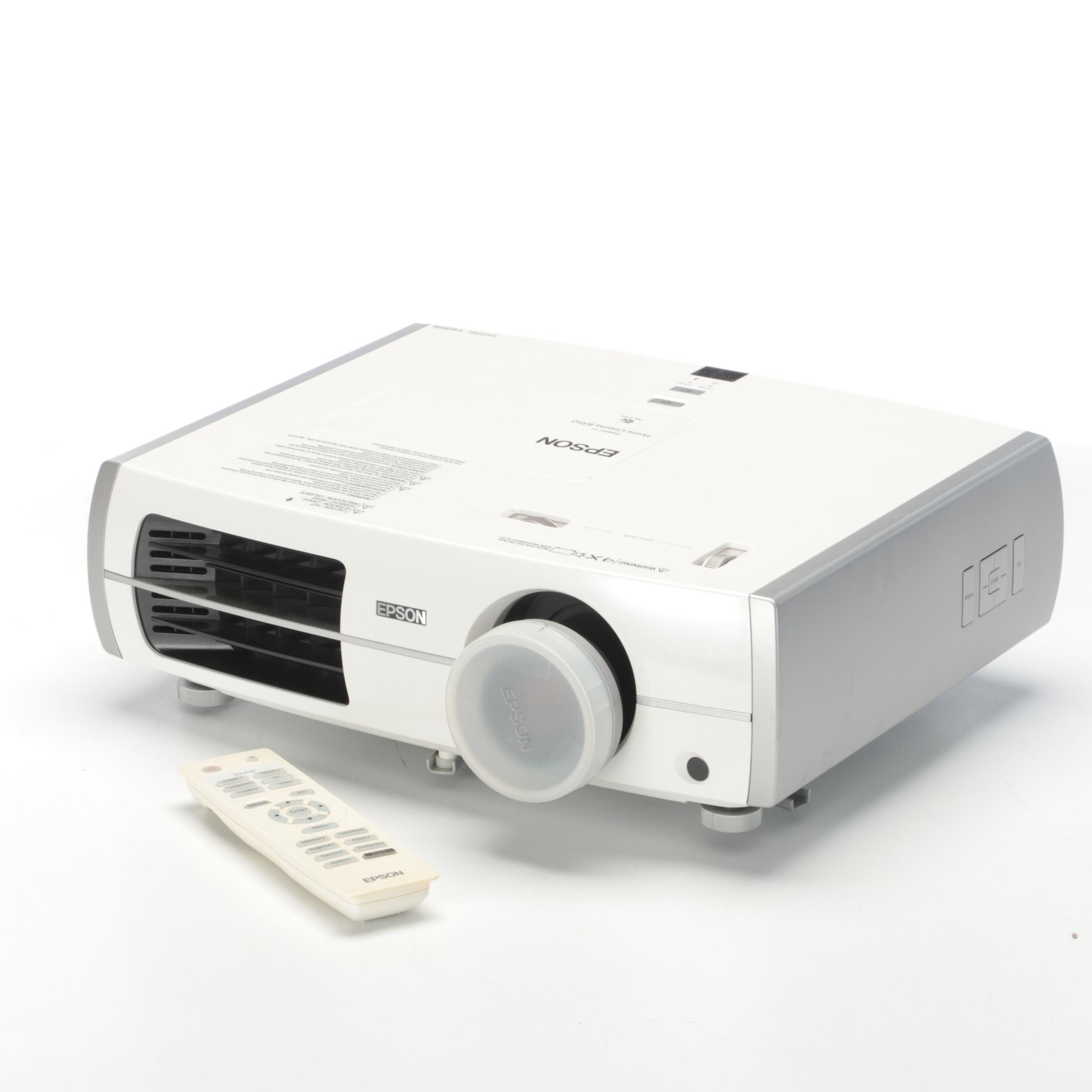 Epson HD Cinema Projector, Kodak Carousel Slide Projector With Accessories